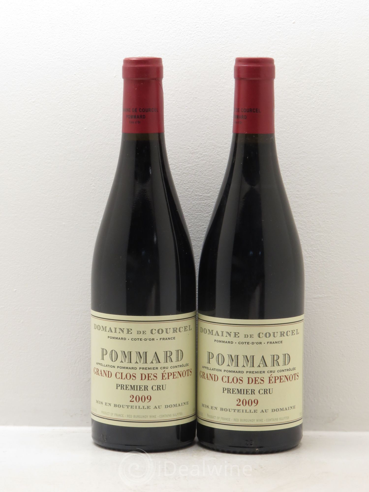Pommard 1er Cru Grand Clos des Epenots de Courcel (Domaine) 2009 - Lot de 2 bouteilles - 0