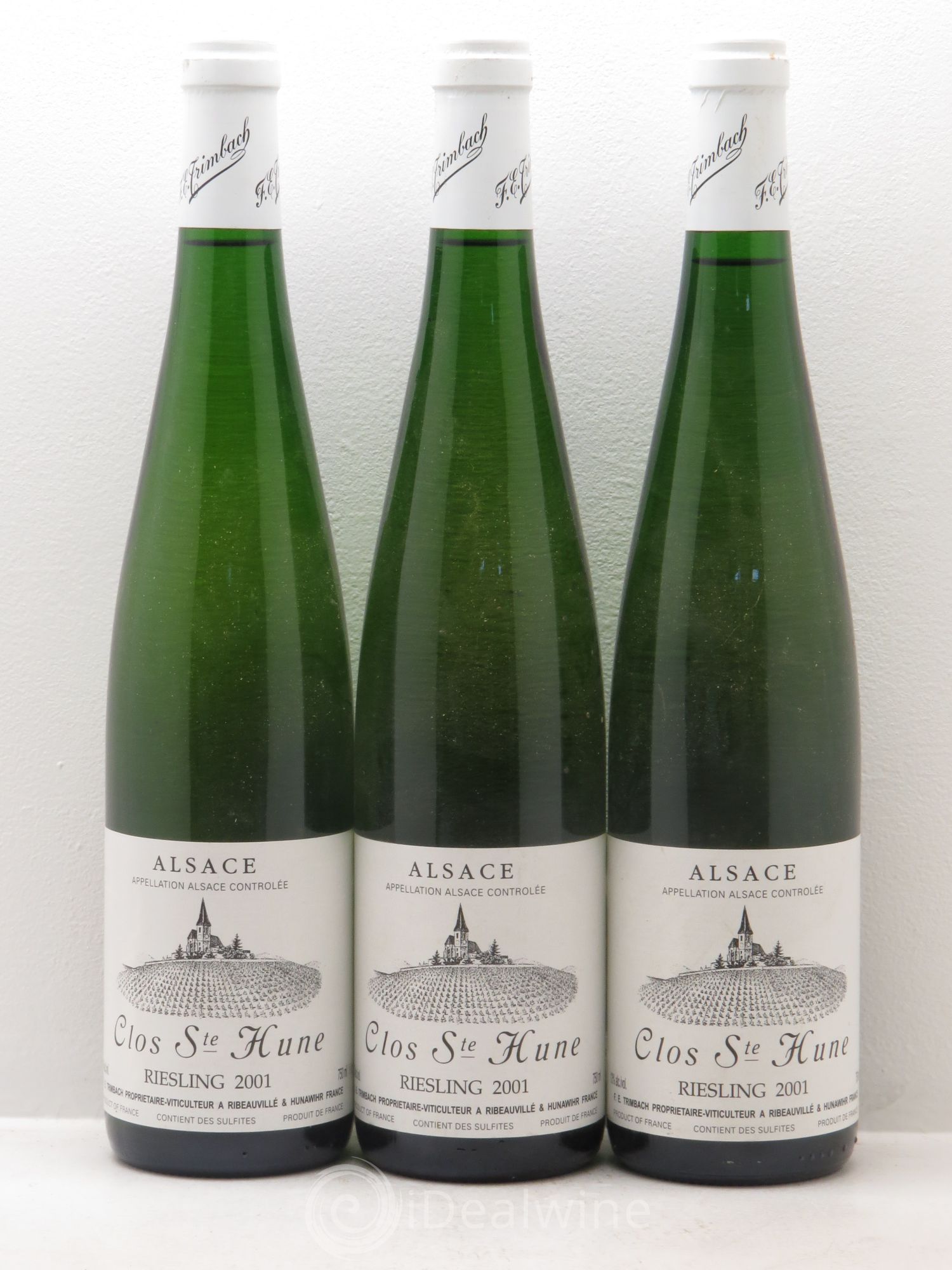 Alsace Riesling Clos Sainte-Hune Trimbach (Domaine) 2001 - Lot de 3 bouteilles - 0