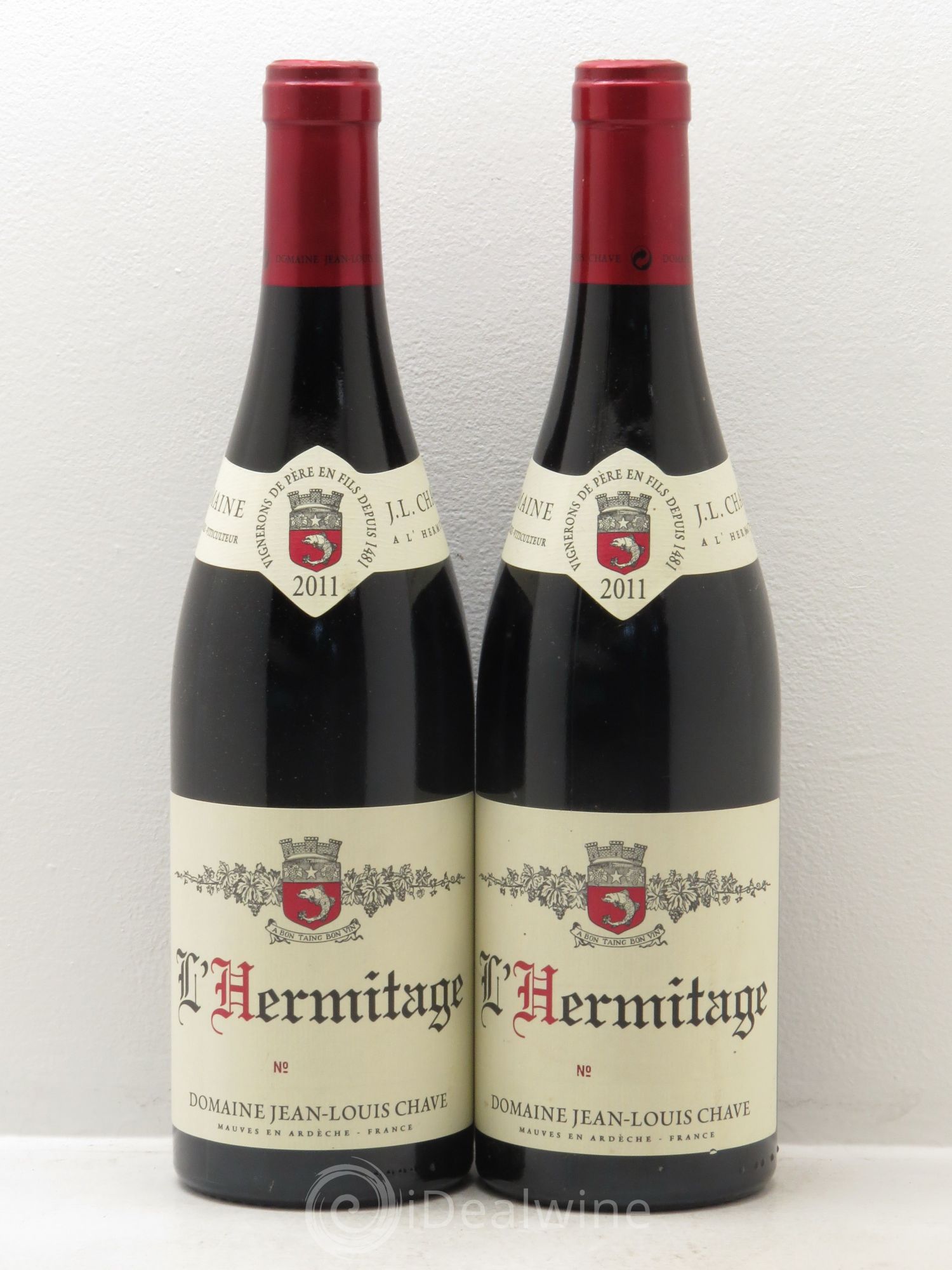 Hermitage Jean-Louis Chave 2011 - Lot de 2 bouteilles - 0