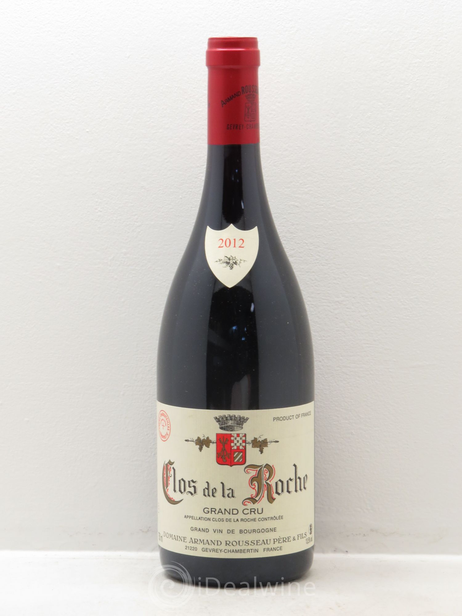 Clos de la Roche Grand Cru Armand Rousseau (Domaine) 2012 - Lot de 1 bouteille - 0