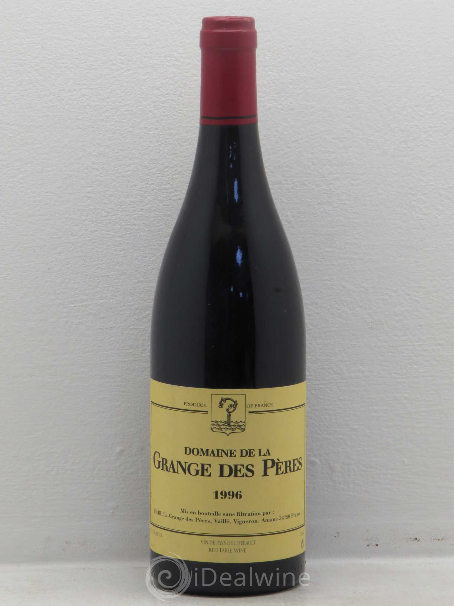 Pays d'Hérault Grange des Pères Laurent Vaillé 1996 - Lot de 1 bouteille - 0