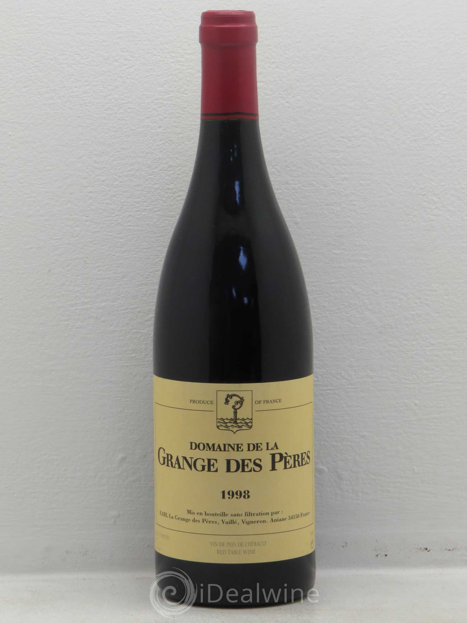 Pays d'Hérault Grange des Pères Laurent Vaillé 1998 - Lot de 1 bouteille - 0