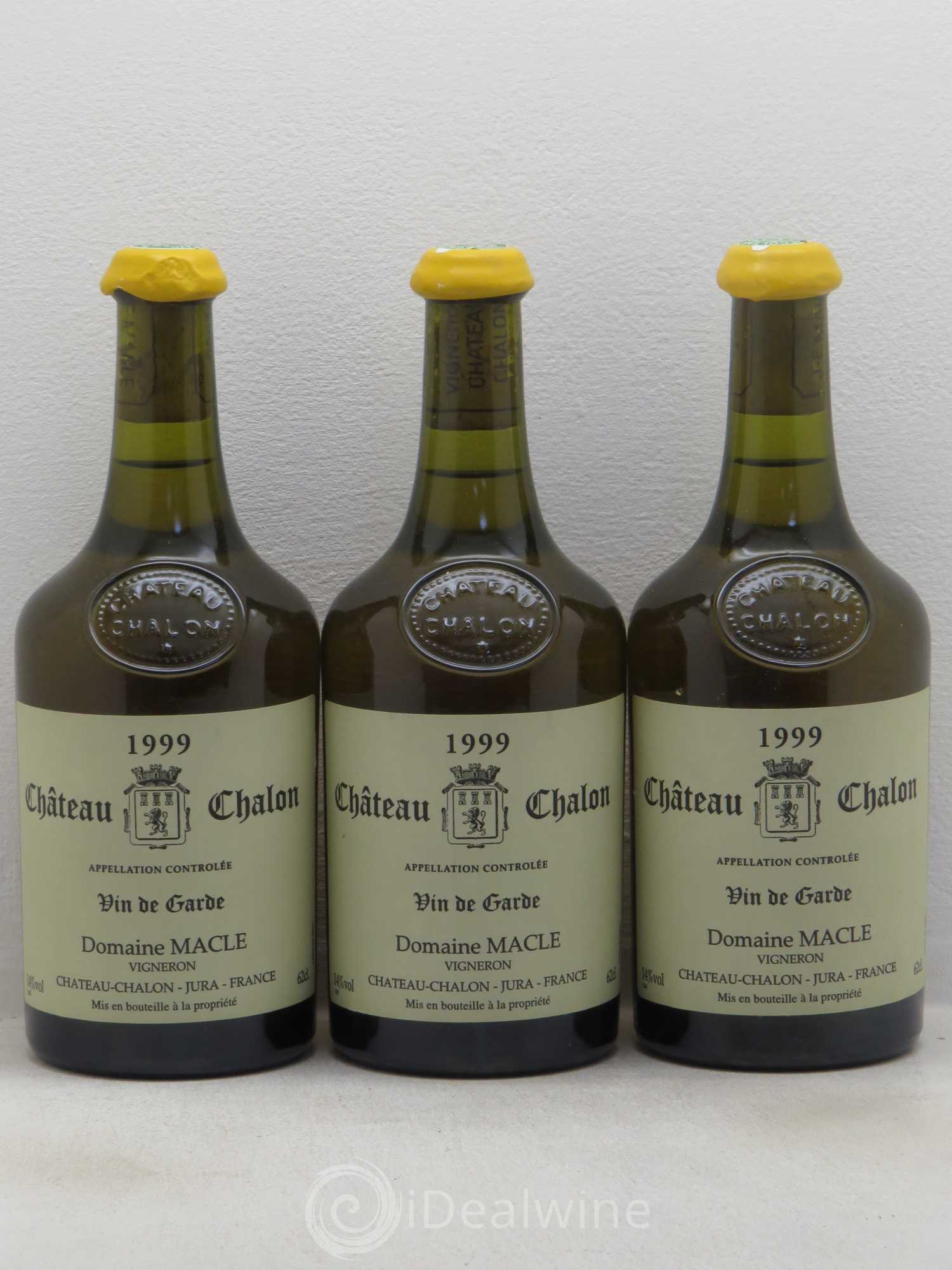 Château-Chalon Jean Macle 1999 - Lot de 3 bouteilles - 0