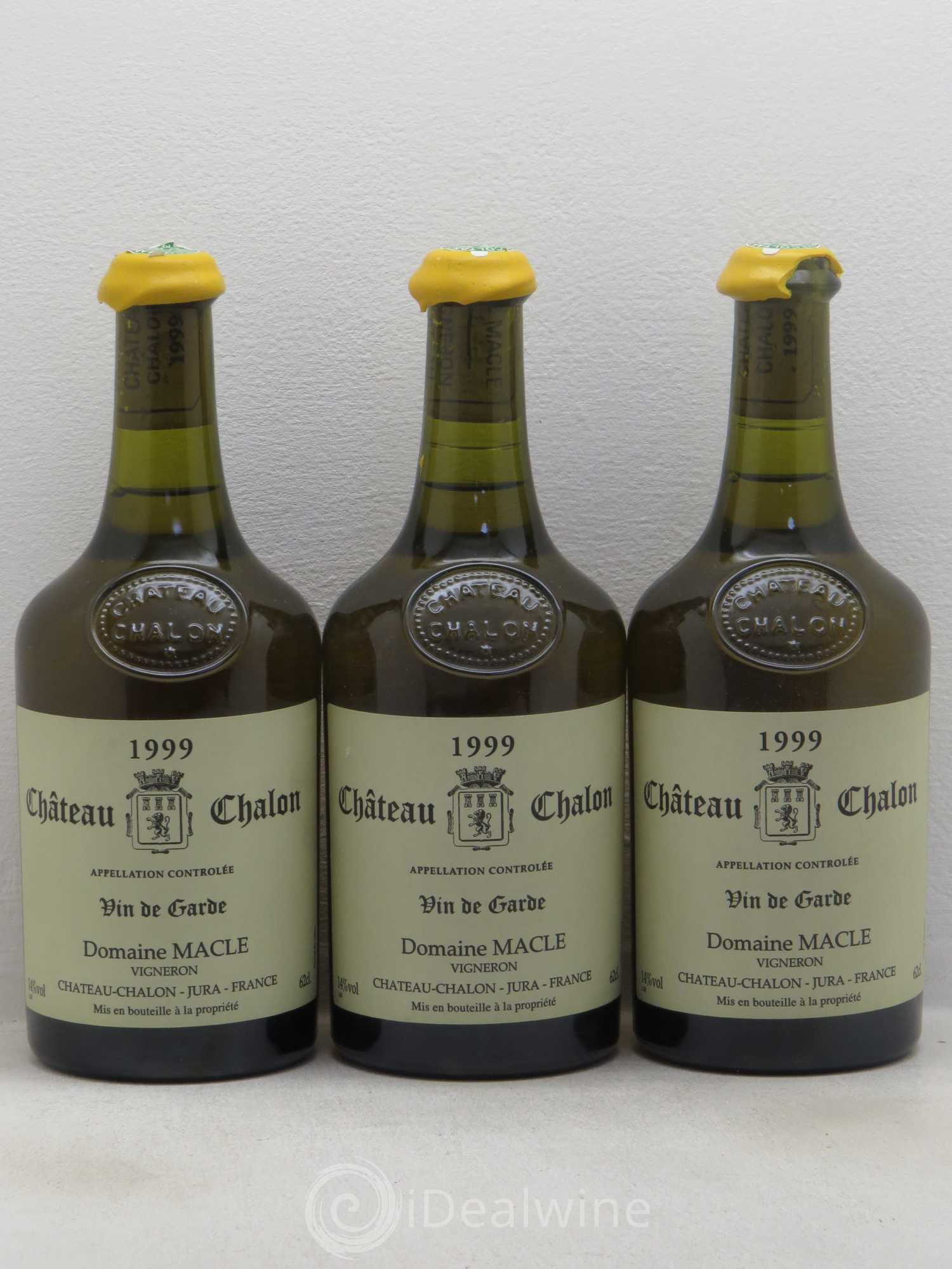 Château-Chalon Jean Macle 1999 - Lot de 3 bouteilles - 0