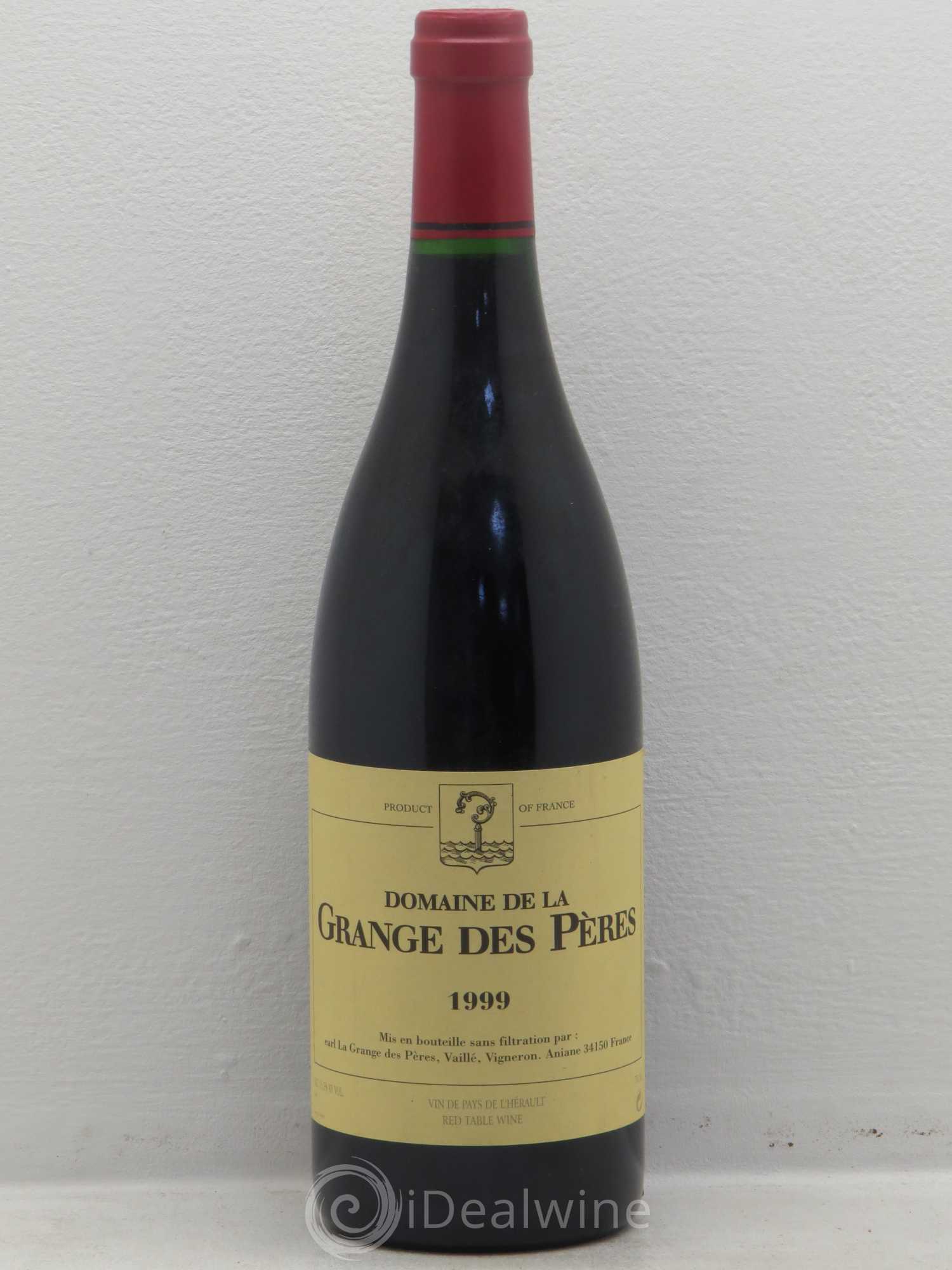 Pays d'Hérault Grange des Pères Laurent Vaillé 1999 - Lot de 1 bouteille - 0