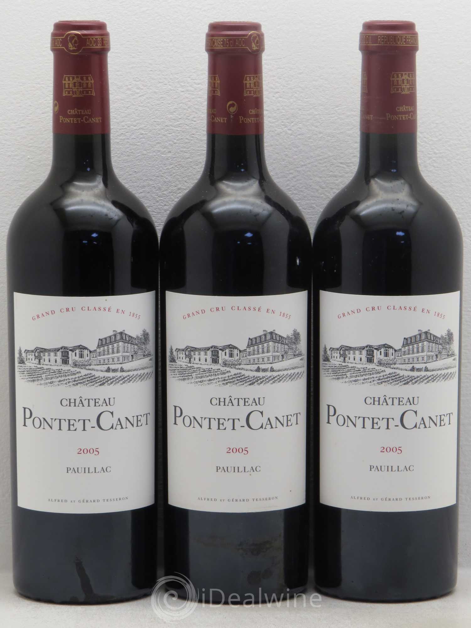Château Pontet Canet 5ème Grand Cru Classé 2005 - Lot de 12 bouteilles - 2