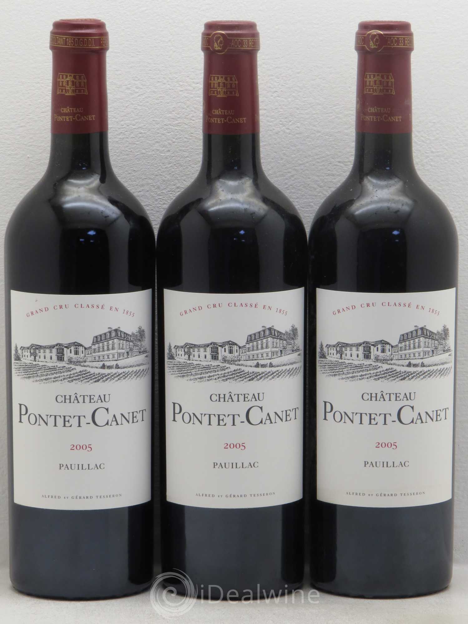 Château Pontet Canet 5ème Grand Cru Classé 2005 - Lot de 12 bouteilles - 3