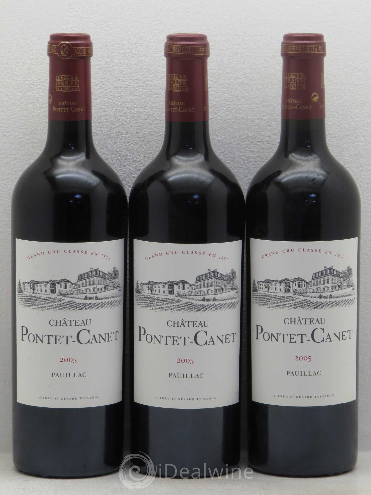 Château Pontet Canet 5ème Grand Cru Classé 2005 - Lot de 6 bouteilles - 2