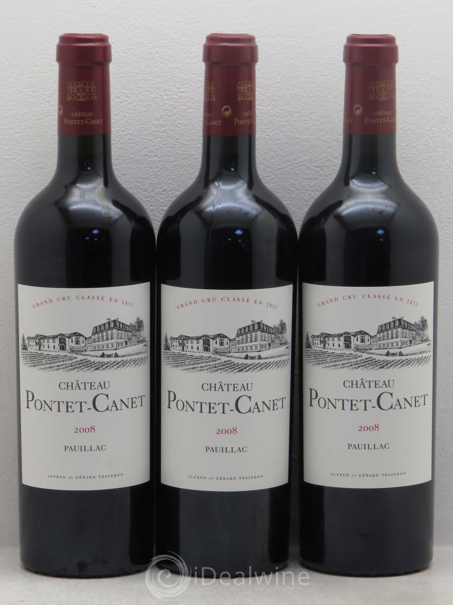 Château Pontet Canet 5ème Grand Cru Classé 2008 - Lot de 12 bouteilles - 2