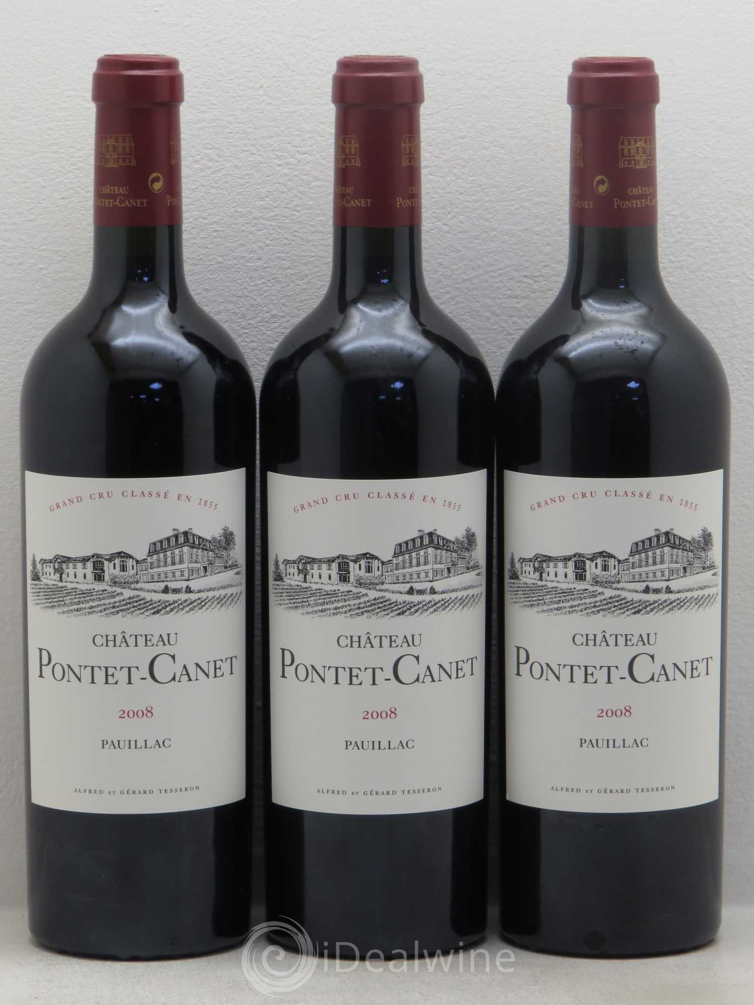 Château Pontet Canet 5ème Grand Cru Classé 2008 - Lot de 12 bouteilles - 3
