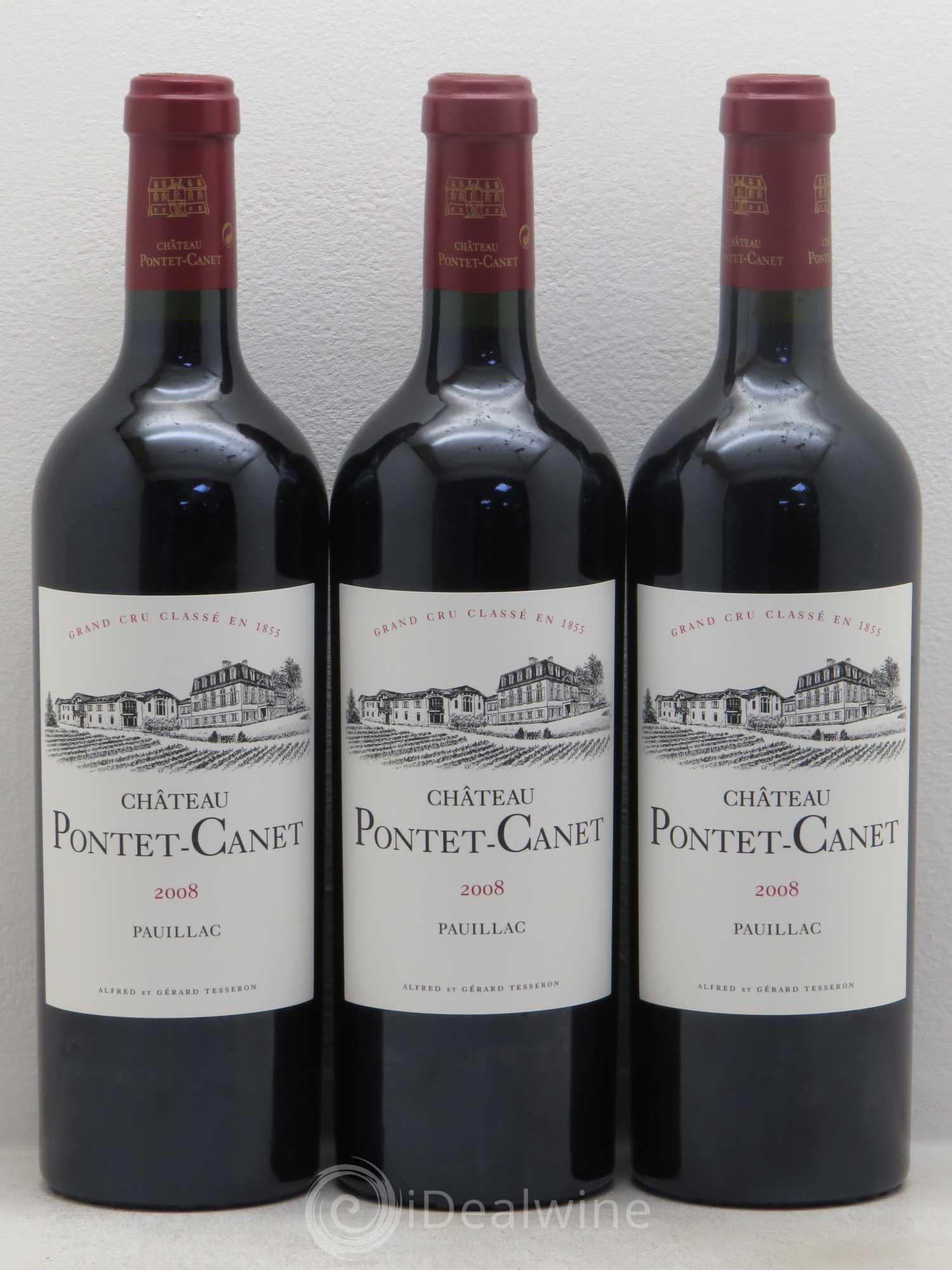 Château Pontet Canet 5ème Grand Cru Classé 2008 - Lot de 12 bouteilles - 3