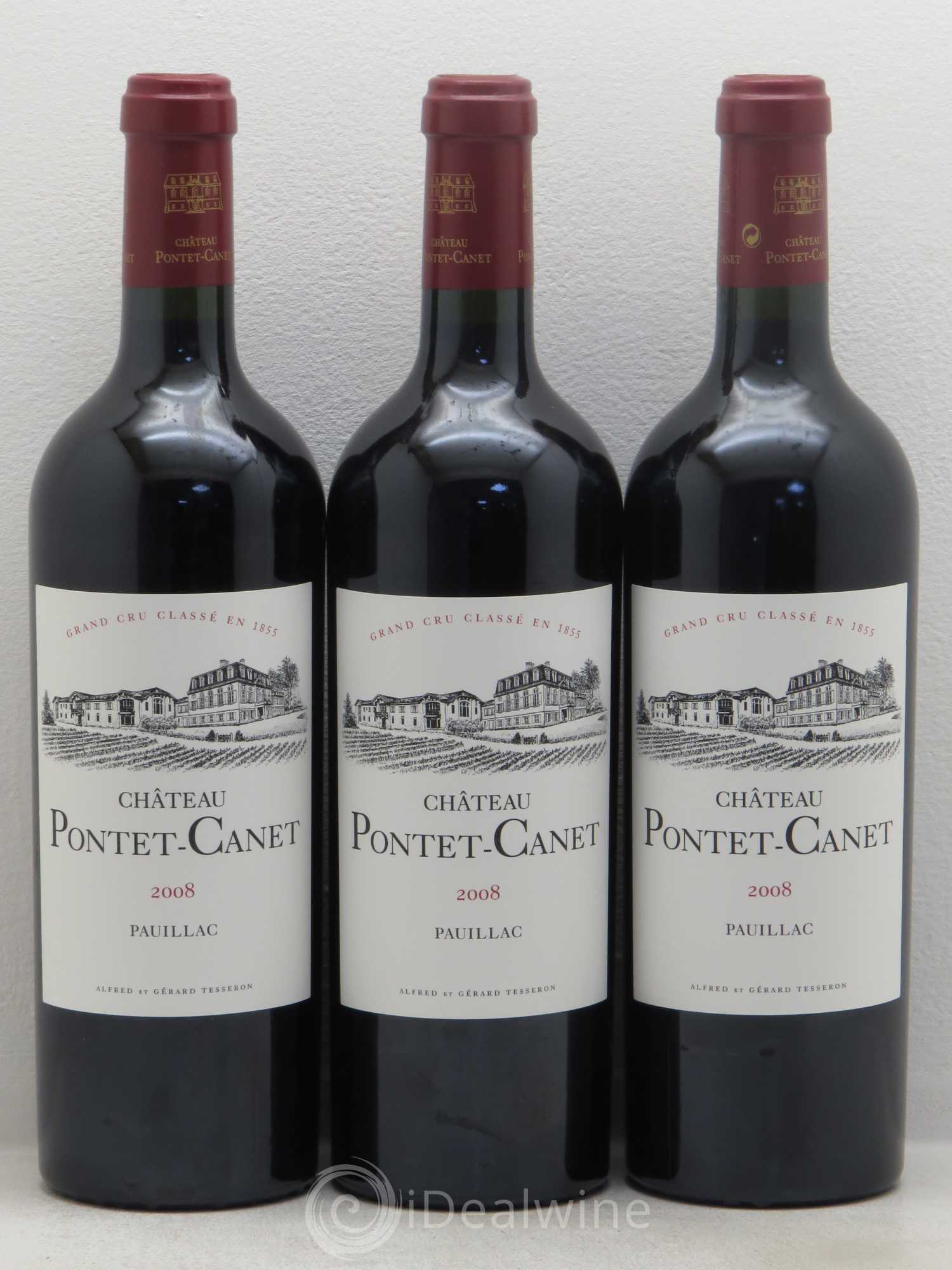 Château Pontet Canet 5ème Grand Cru Classé 2008 - Lot de 12 bouteilles - 4