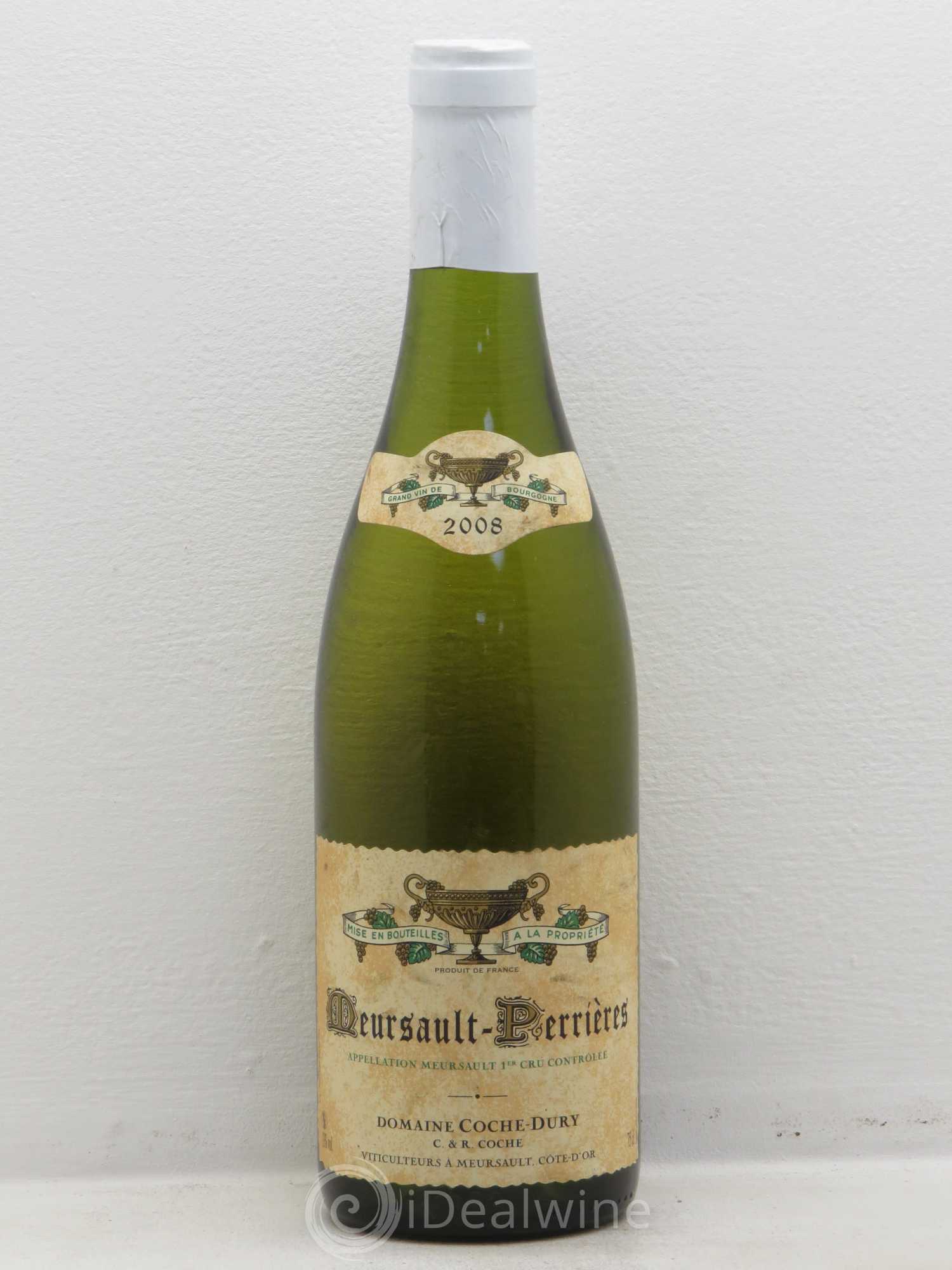 Meursault 1er Cru Perrières Coche Dury (Domaine) 2008 - Lot de 1 bouteille - 0