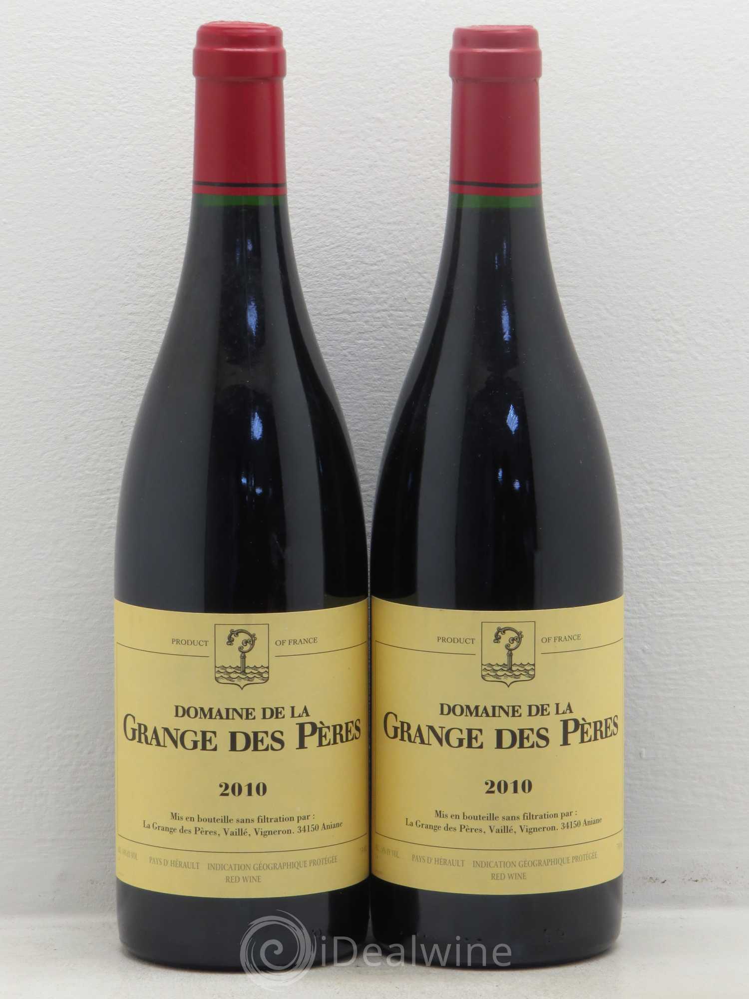 Pays d'Hérault Grange des Pères Laurent Vaillé 2010 - Lot de 2 bouteilles - 0