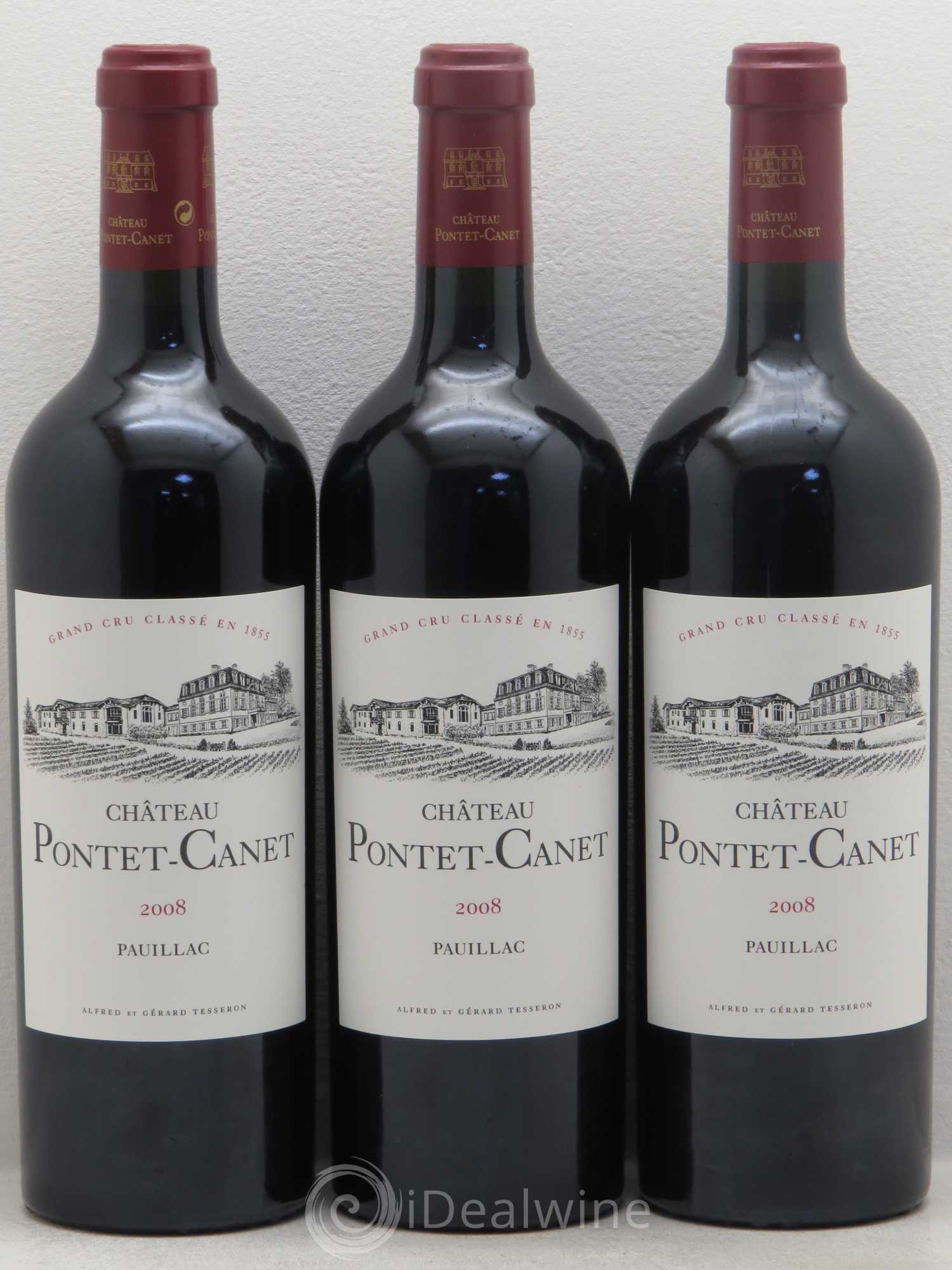Château Pontet Canet 5ème Grand Cru Classé 2008 - Lot de 6 bouteilles - 2