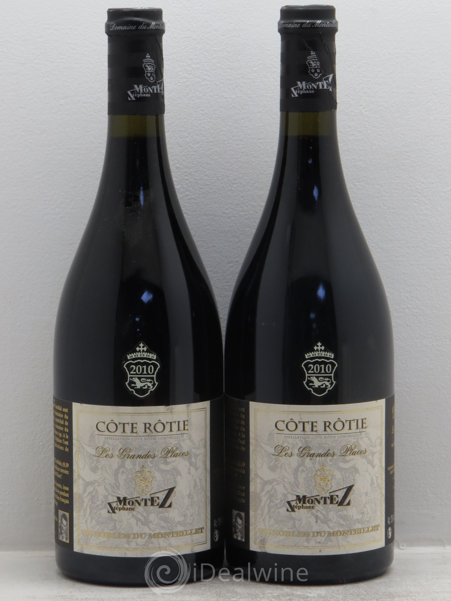 Côte-Rôtie Les Grandes Places Monteillet (Domaine du) - Stéphane Montez 2010 - Lot de 2 bouteilles - 0