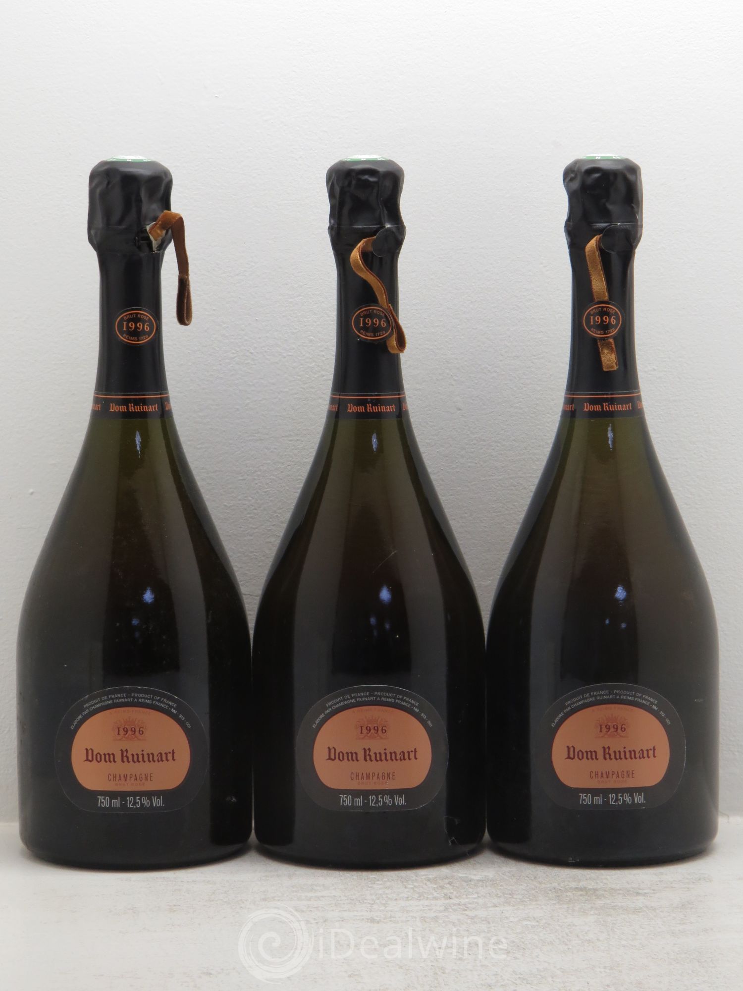 Dom Ruinart Brut Ruinart 1996 - Lot de 3 bouteilles - 0