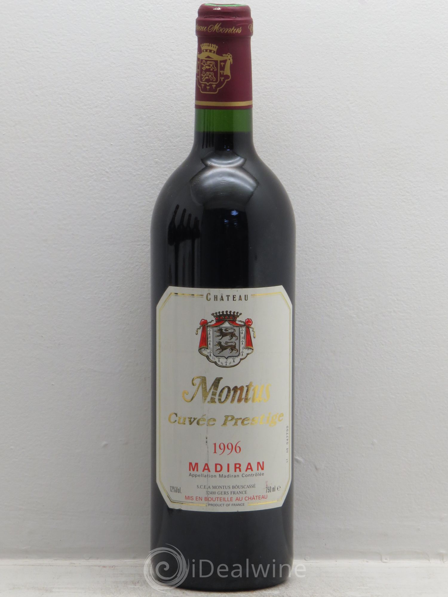 Madiran Château Montus-Prestige Alain Brumont 1996 - Lot de 6 bouteilles - 0