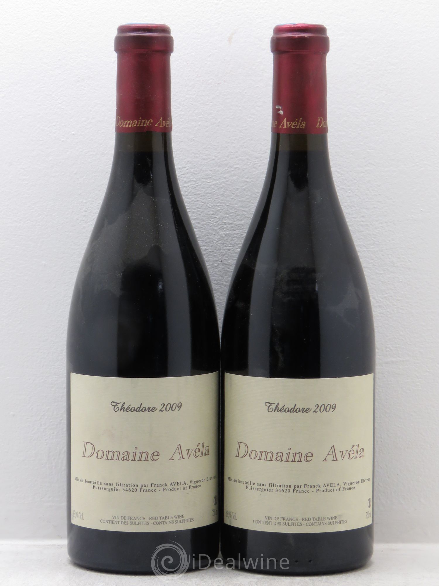 Divers vin de france Domaine Avila Théodore 2009 - Posten von 2 Flaschen - 0