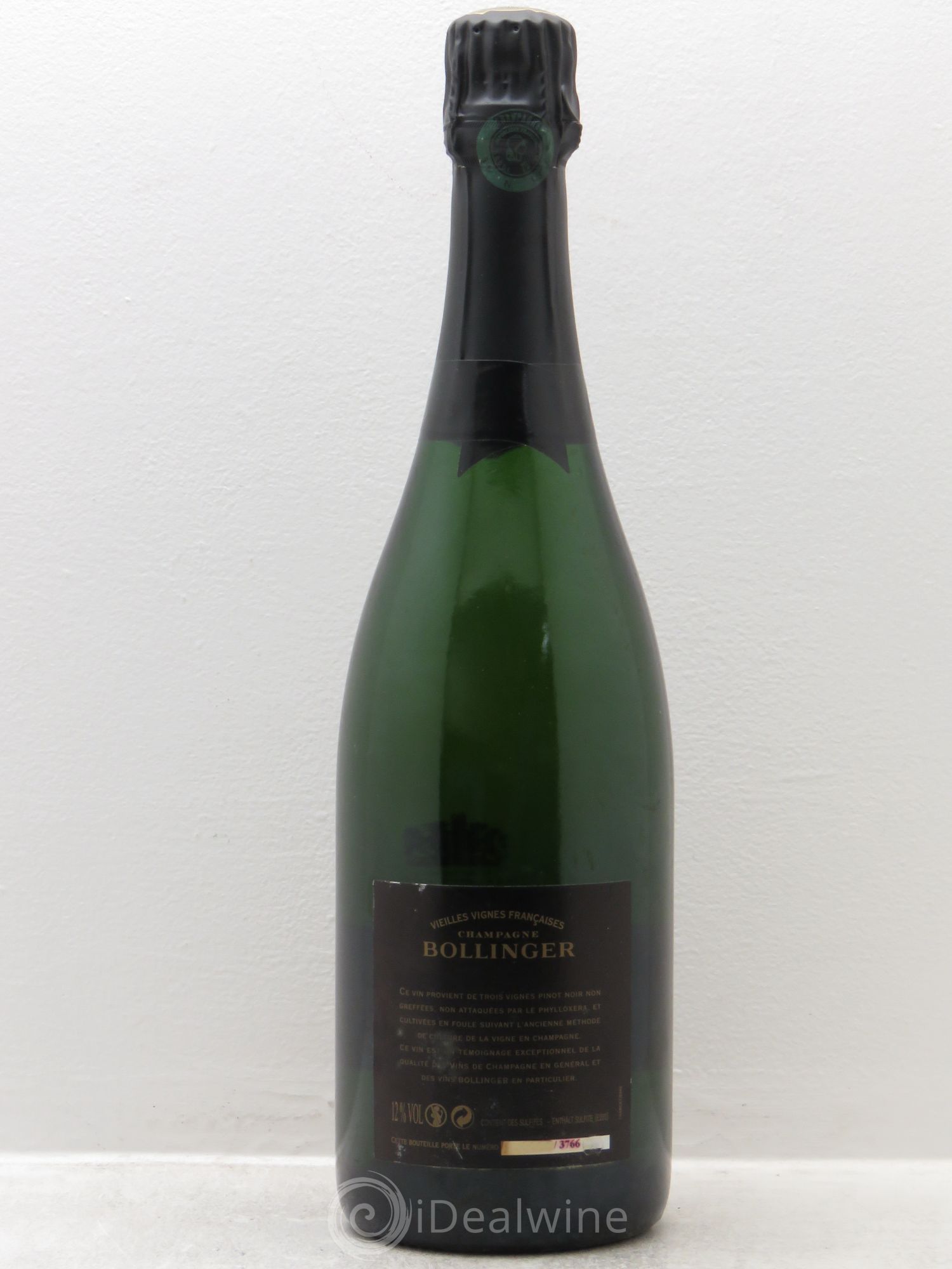 Brut Vieilles Vignes Françaises Bollinger 2000 - Lot de 1 bouteille - 1