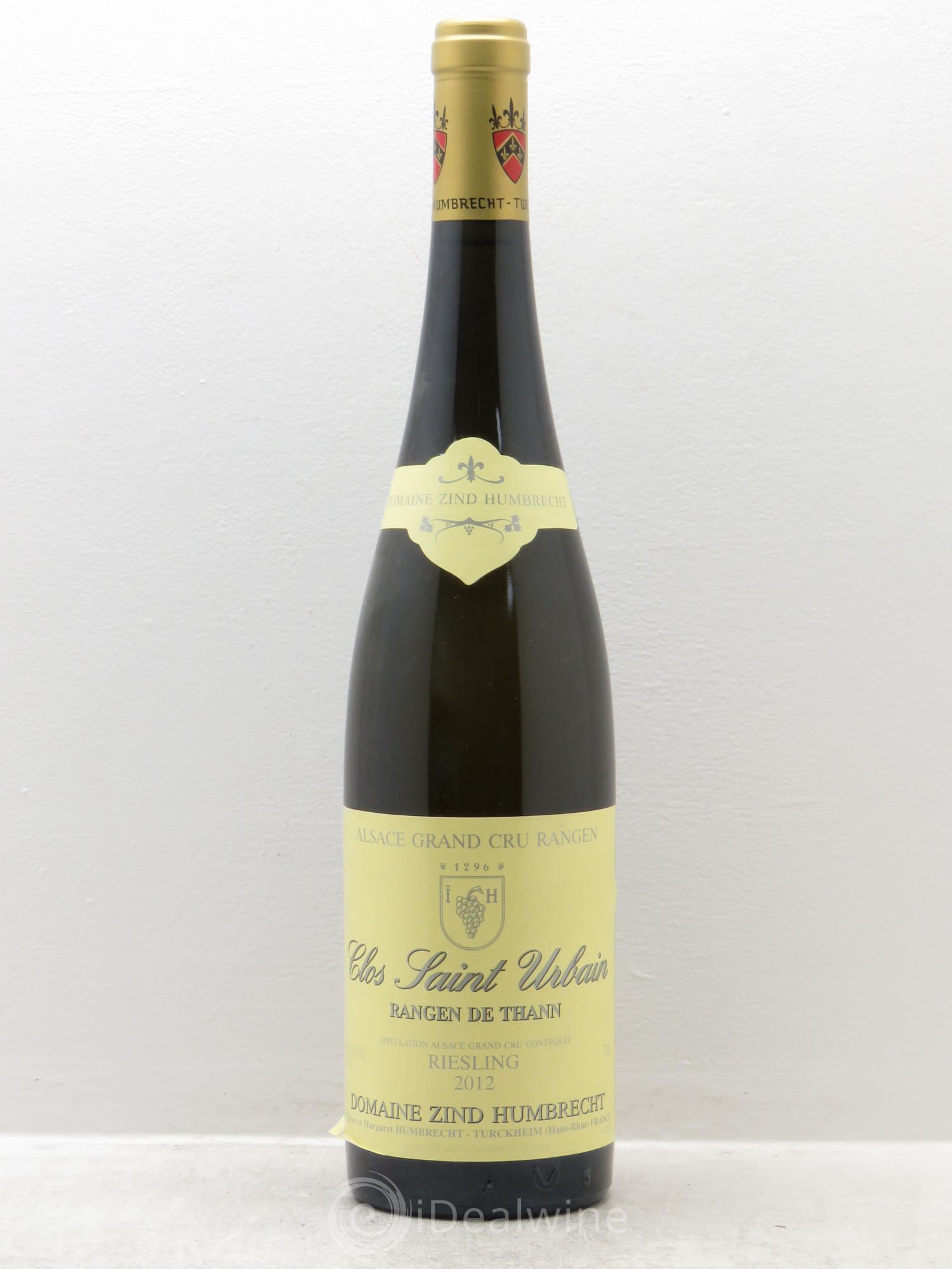 Alsace Riesling Grand Cru Rangen de Thann Clos Saint Urbain Zind-Humbrecht (Domaine) 2012 - Lot de 1 bouteille - 0