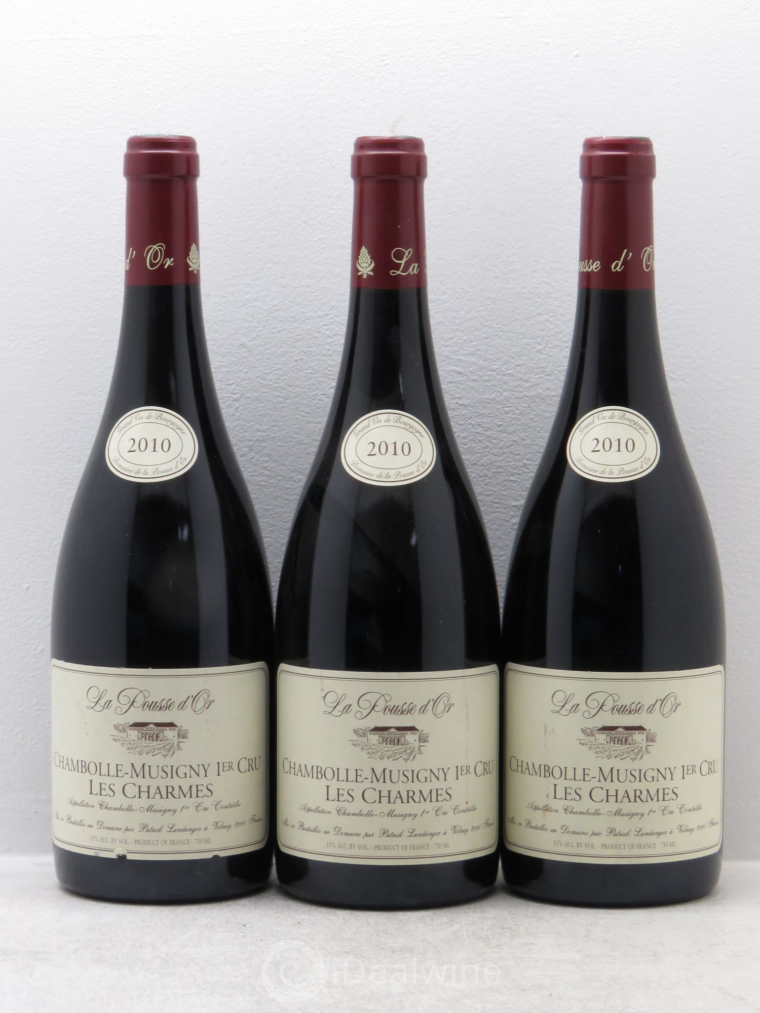 Chambolle-Musigny 1er Cru Les Charmes La Pousse d'Or (Domaine de) 2010 - Lot de 3 bouteilles - 0