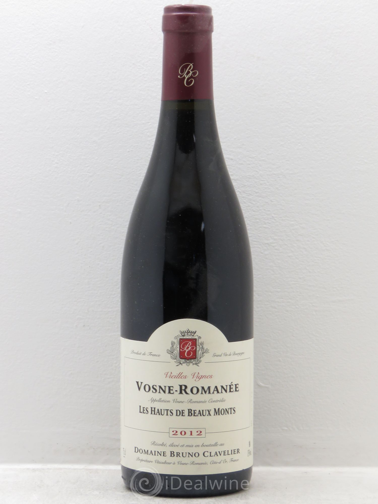 Vosne-Romanée Les hauts de beaux monts vieilles vignes clavelier 2012 - Posten von 6 Flaschen - 0