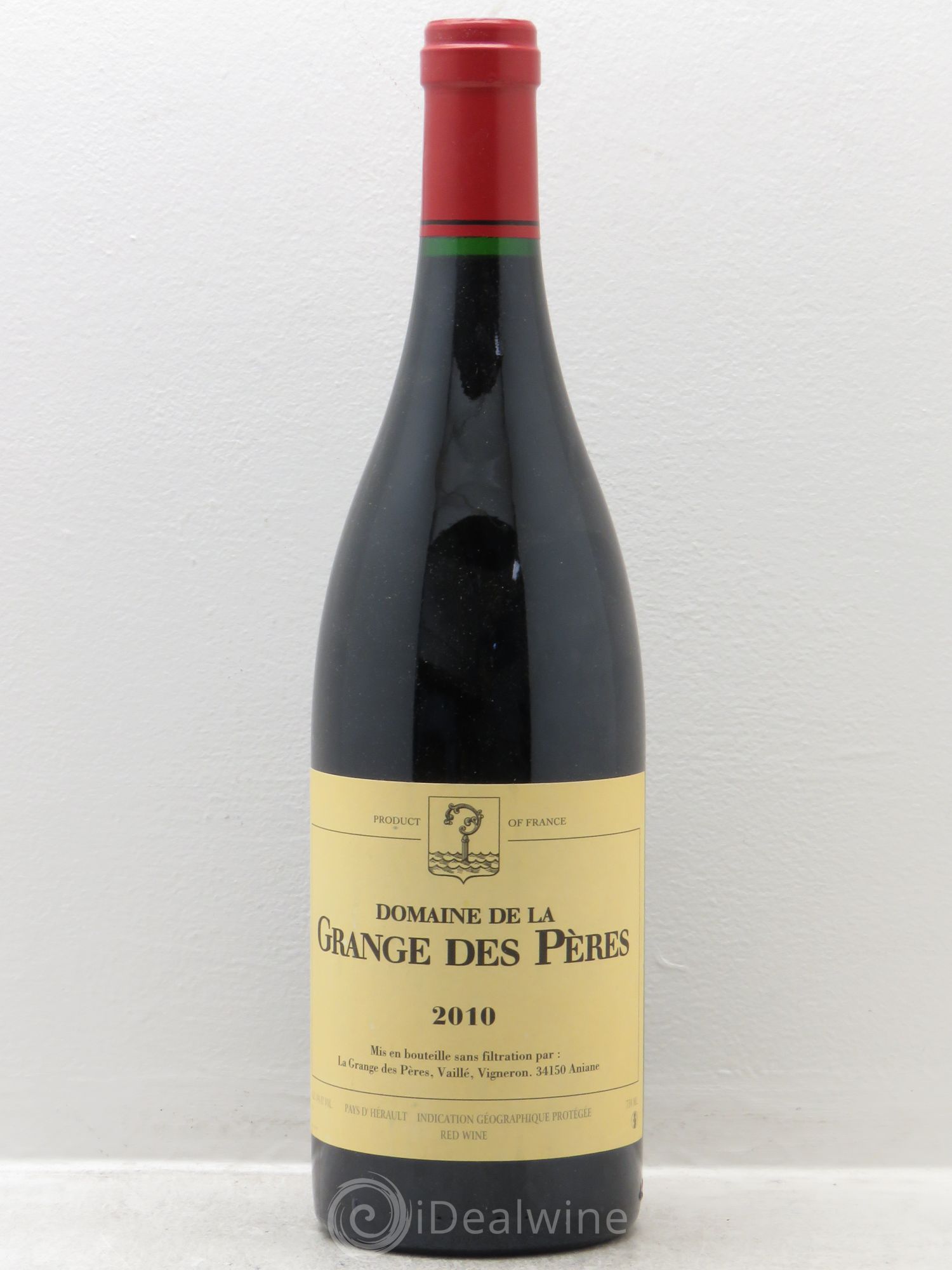Pays d'Hérault Grange des Pères Laurent Vaillé 2010 - Lot de 1 bouteille - 0
