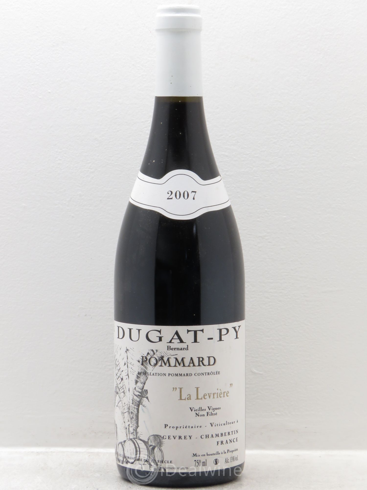 Pommard La Levrière Vieilles Vignes Dugat-Py 2007 - Lot de 1 bouteille - 0