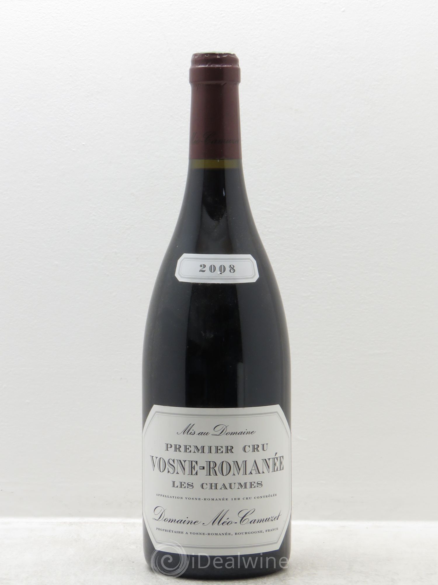 Vosne-Romanée 1er Cru Les Chaumes Méo-Camuzet (Domaine) 2008 - Lot de 1 bouteille - 0