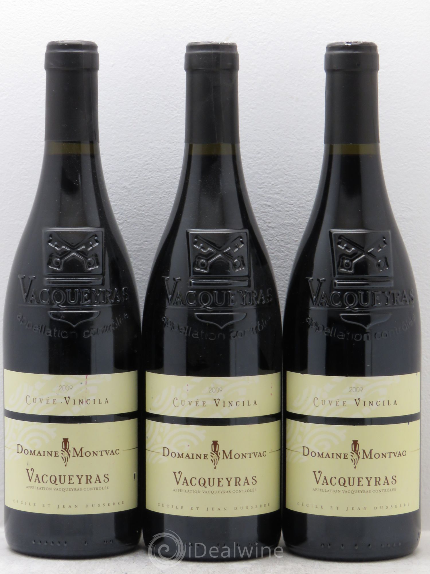 Vacqueyras Montvac cuvée vincilia 2009 - Posten von 3 Flaschen - 0