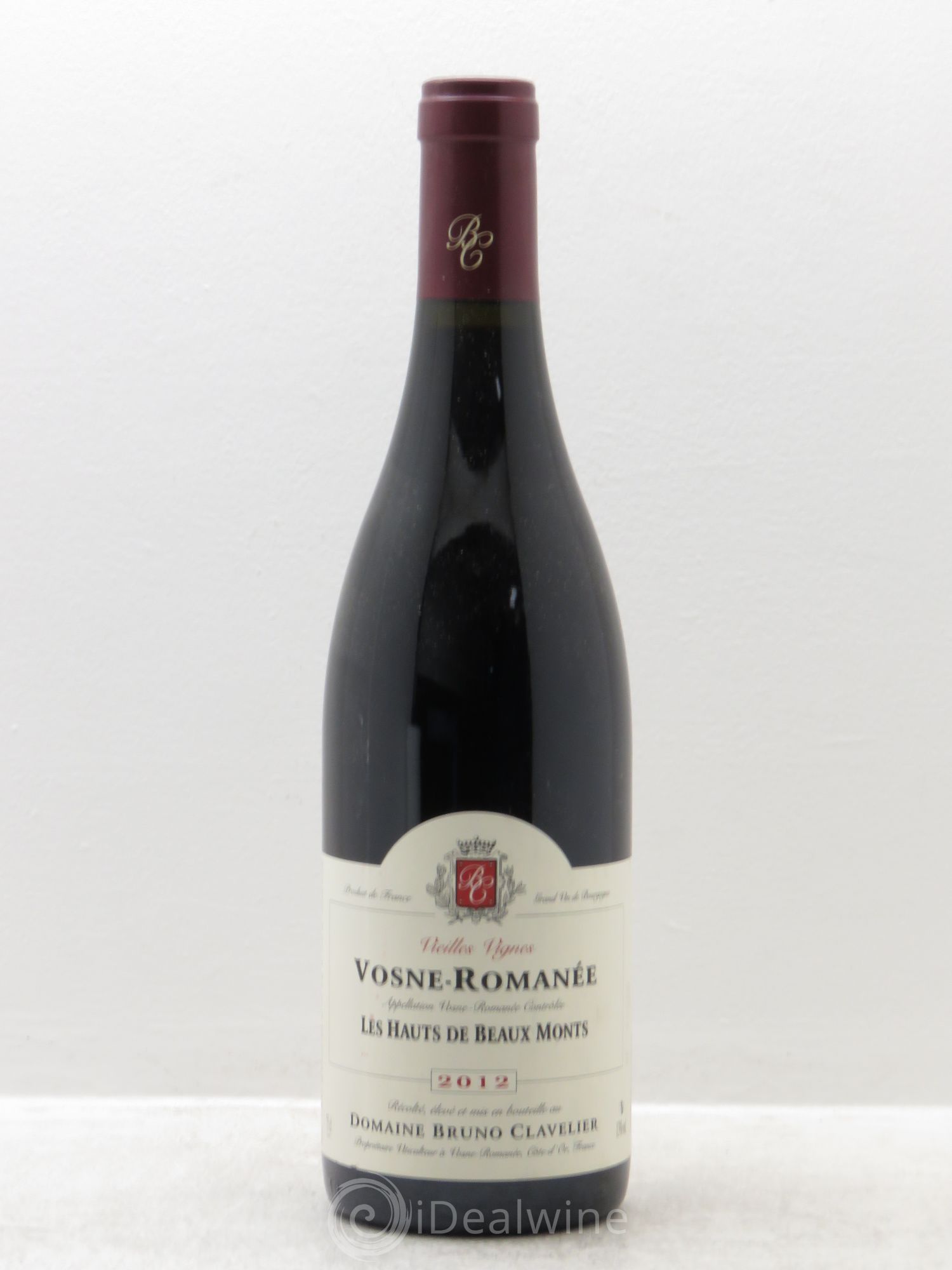 Vosne-Romanée Les hauts de beaux monts vieilles vignes clavelier 2012 - Posten von 1 Flasche - 0