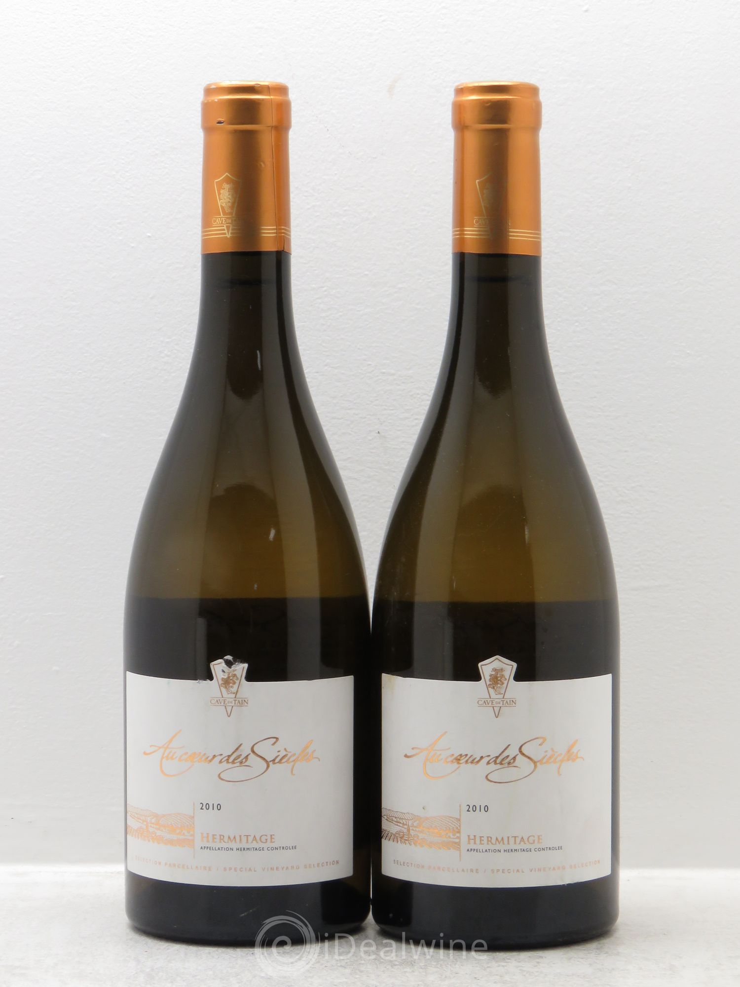Hermitage Coeur de siècle cave de tain 2010 - Posten von 2 Flaschen - 0