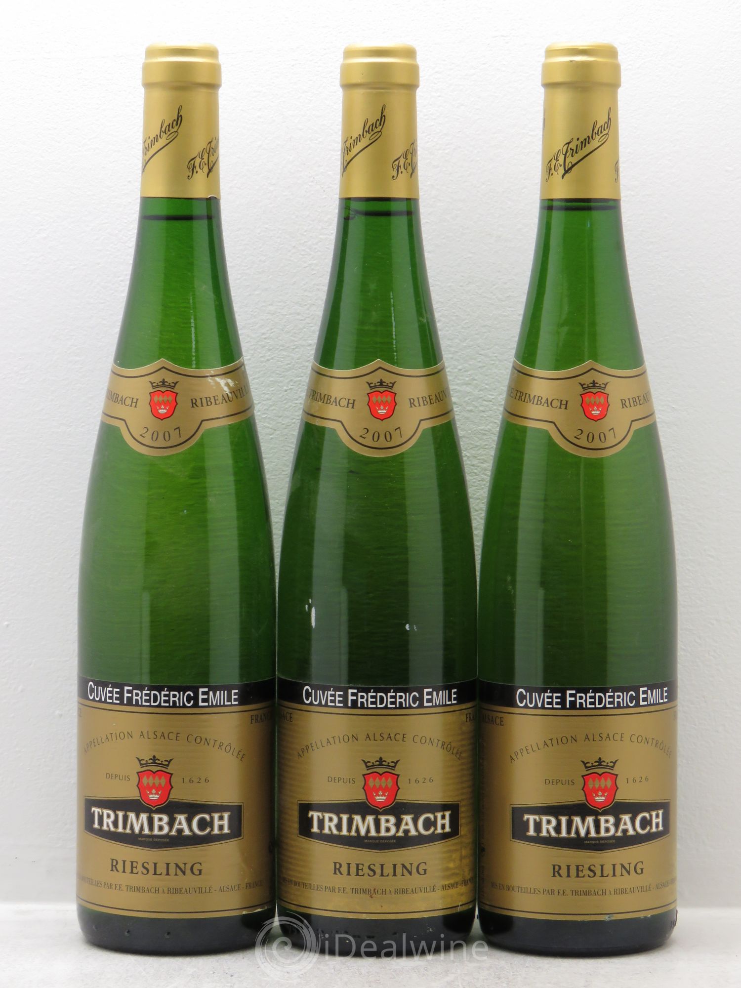 Alsace Riesling Cuvée Frédéric Emile Trimbach (Domaine) 2007 - Lot de 3 bouteilles - 0