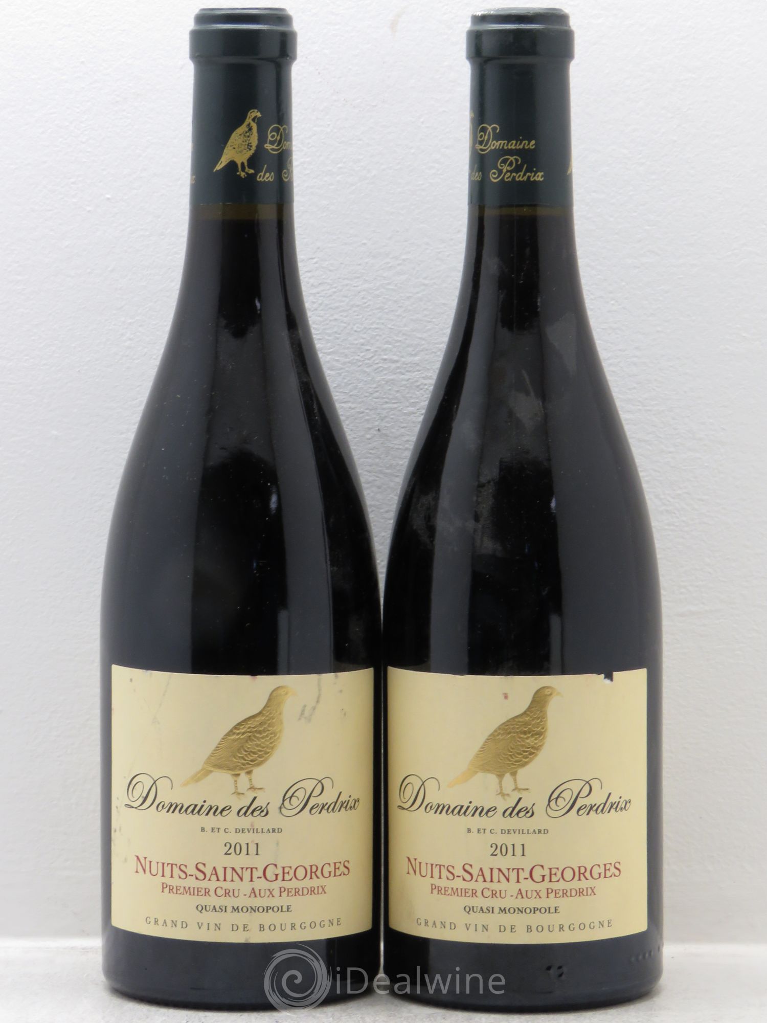 Nuits-Saint-Georges 1er Cru Aux Perdrix Perdrix (Domaine des) 2011 - Lot de 2 bouteilles - 0