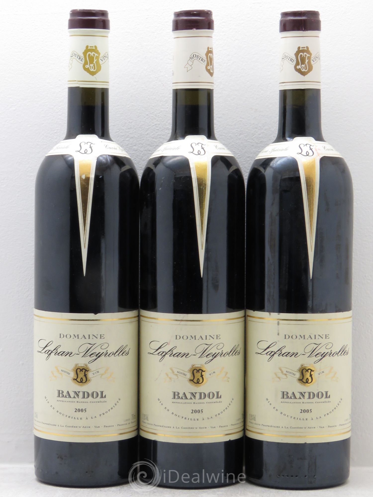 Bandol Cuvée spéciale Lafrand veyrolle 2005 - Posten von 3 Flaschen - 0