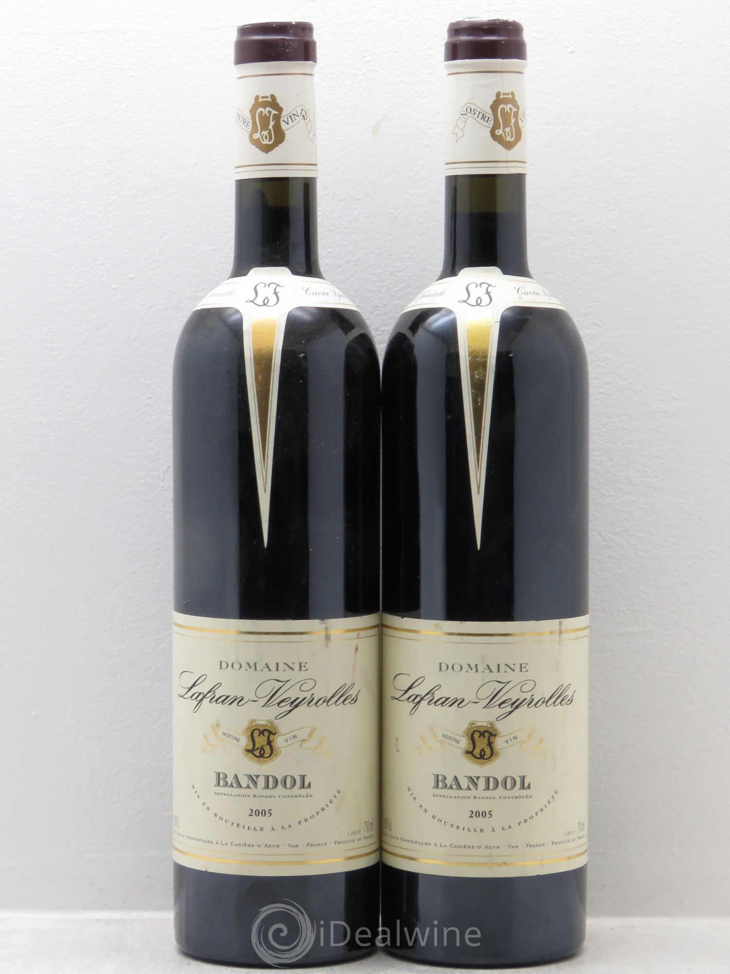 Bandol Cuvée spéciale Lafrand veyrolle 2005 - Posten von 2 Flaschen - 0