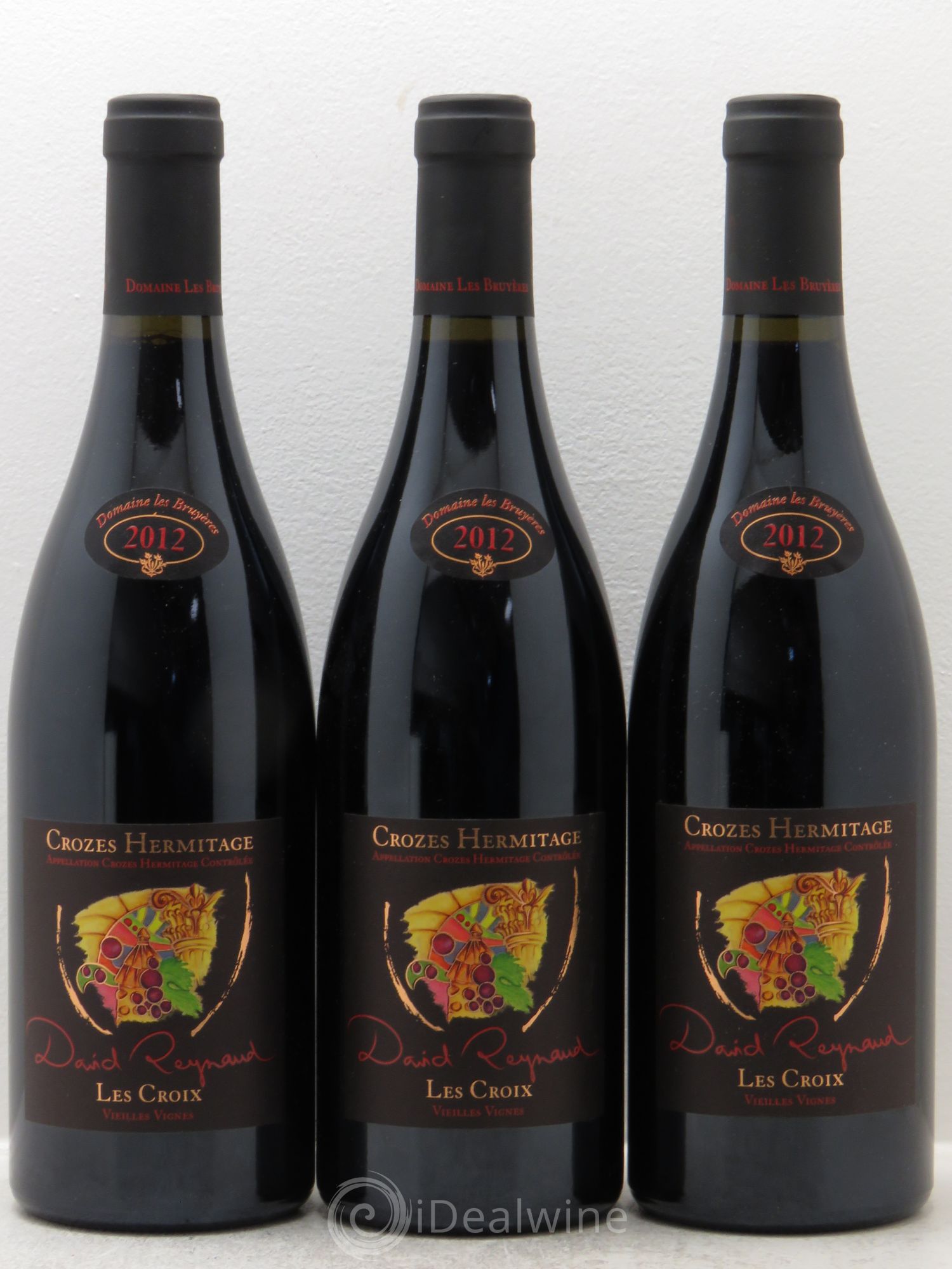 Crozes-Hermitage Les Croix Vieilles vignes David Reynaud 2012 - Lot de 3 bouteilles - 0