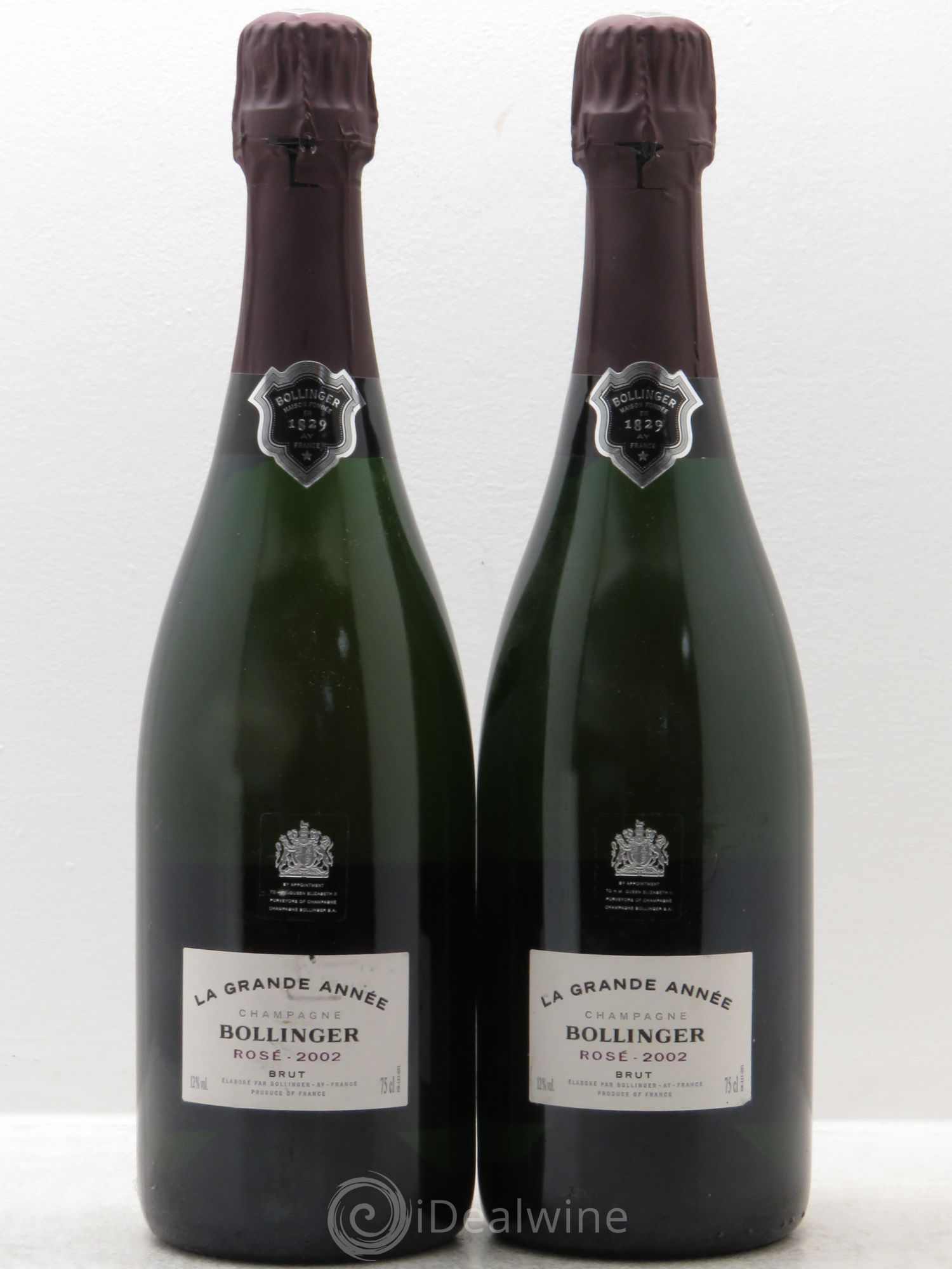 Grande Année Brut Bollinger 2002 - Lot de 2 bouteilles - 0