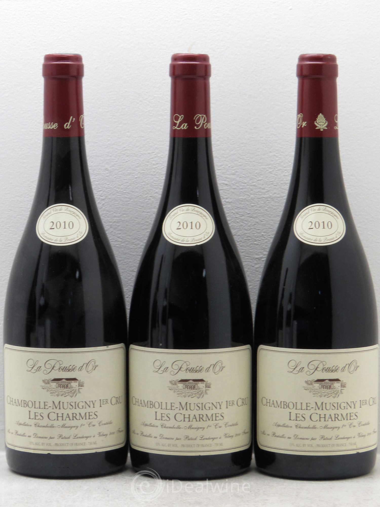 Chambolle-Musigny 1er Cru Les Charmes La Pousse d'Or (Domaine de) 2010 - Lot de 3 bouteilles - 0