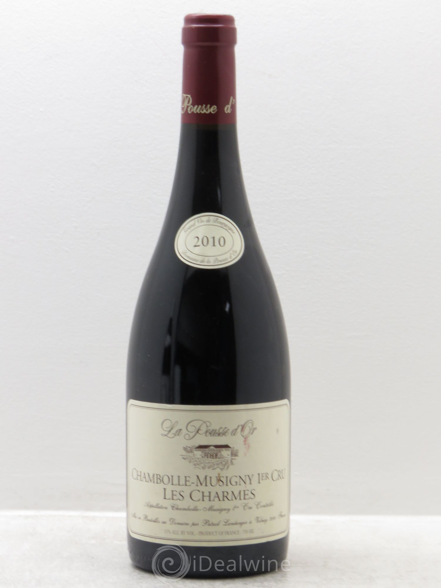 Chambolle-Musigny 1er Cru Les Charmes La Pousse d'Or (Domaine de) 2010 - Lot de 1 bouteille - 0