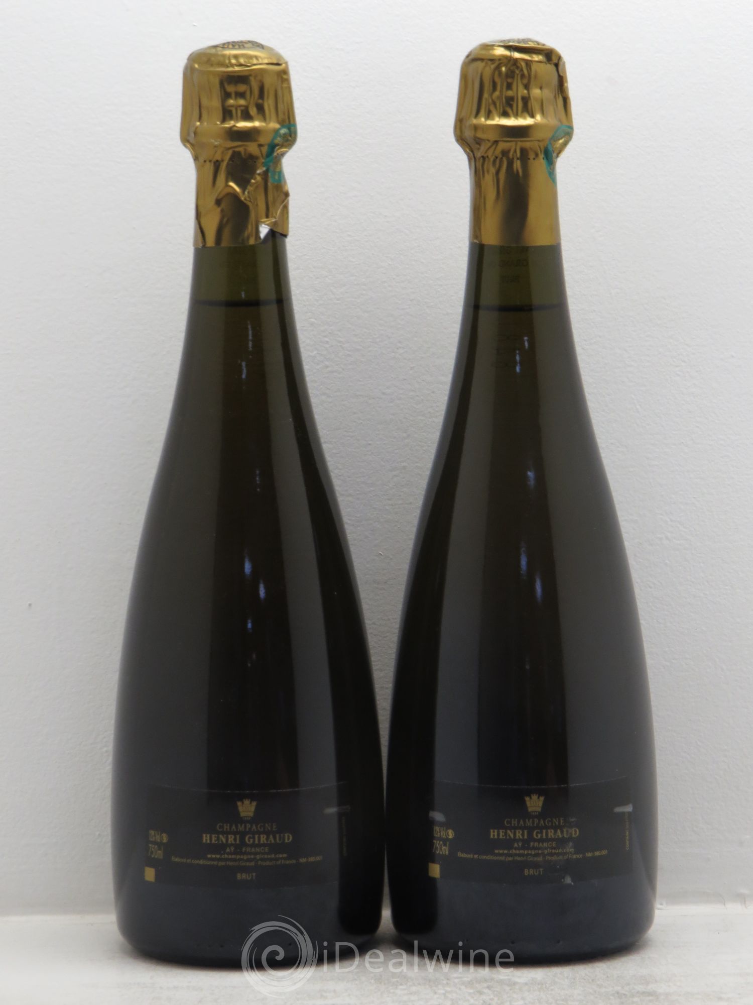 Argonne Henri Giraud grand cru 2004 - Lot de 2 bouteilles - 1