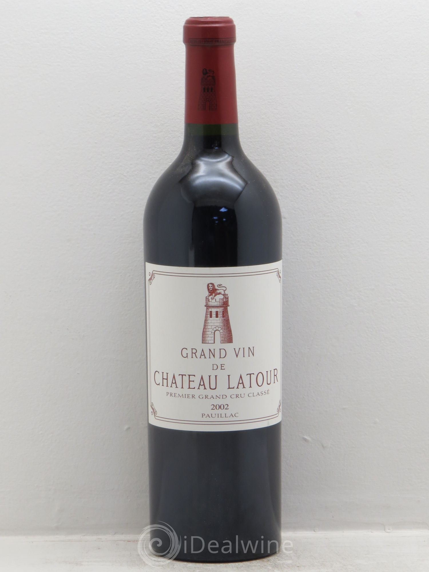 Château Latour 1er Grand Cru Classé 2002 - Lot de 1 bouteille - 0
