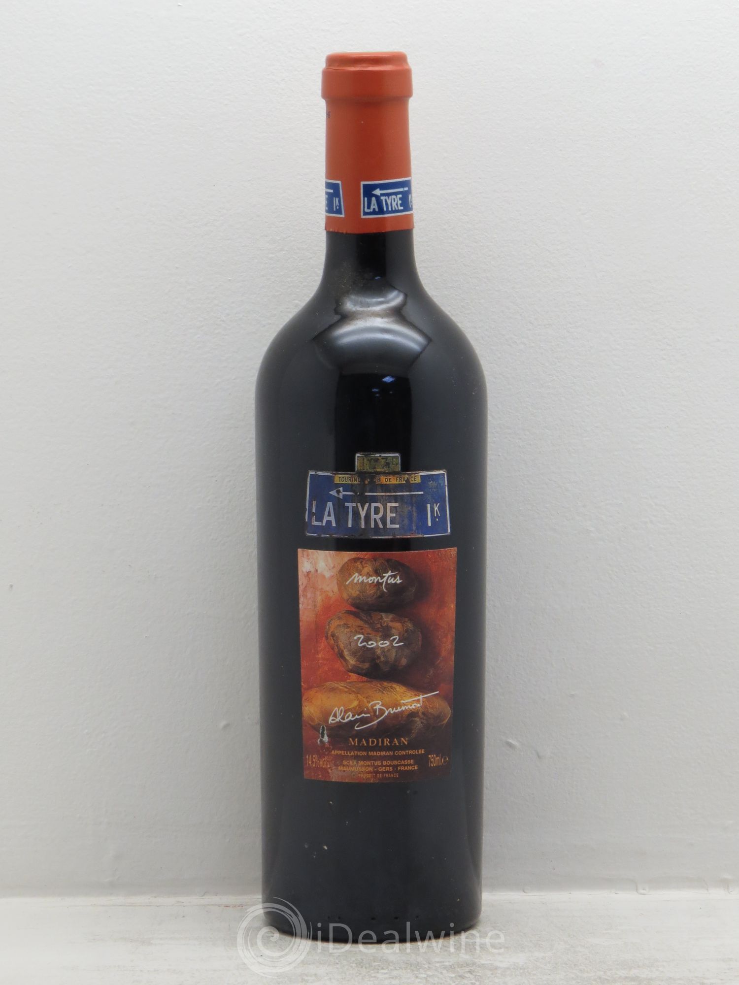 Madiran Château Montus-La Tyre Alain Brumont 2002 - Lot de 1 bouteille - 0