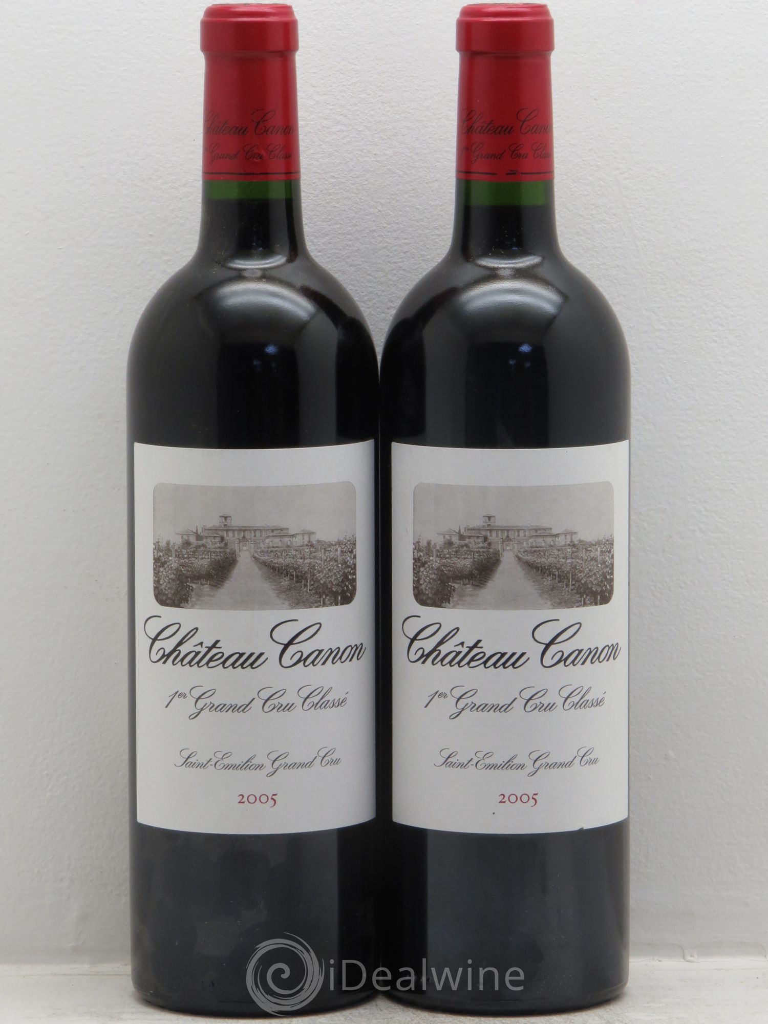 Château Canon 1er Grand Cru Classé B 2005 - Lot de 2 bouteilles - 0