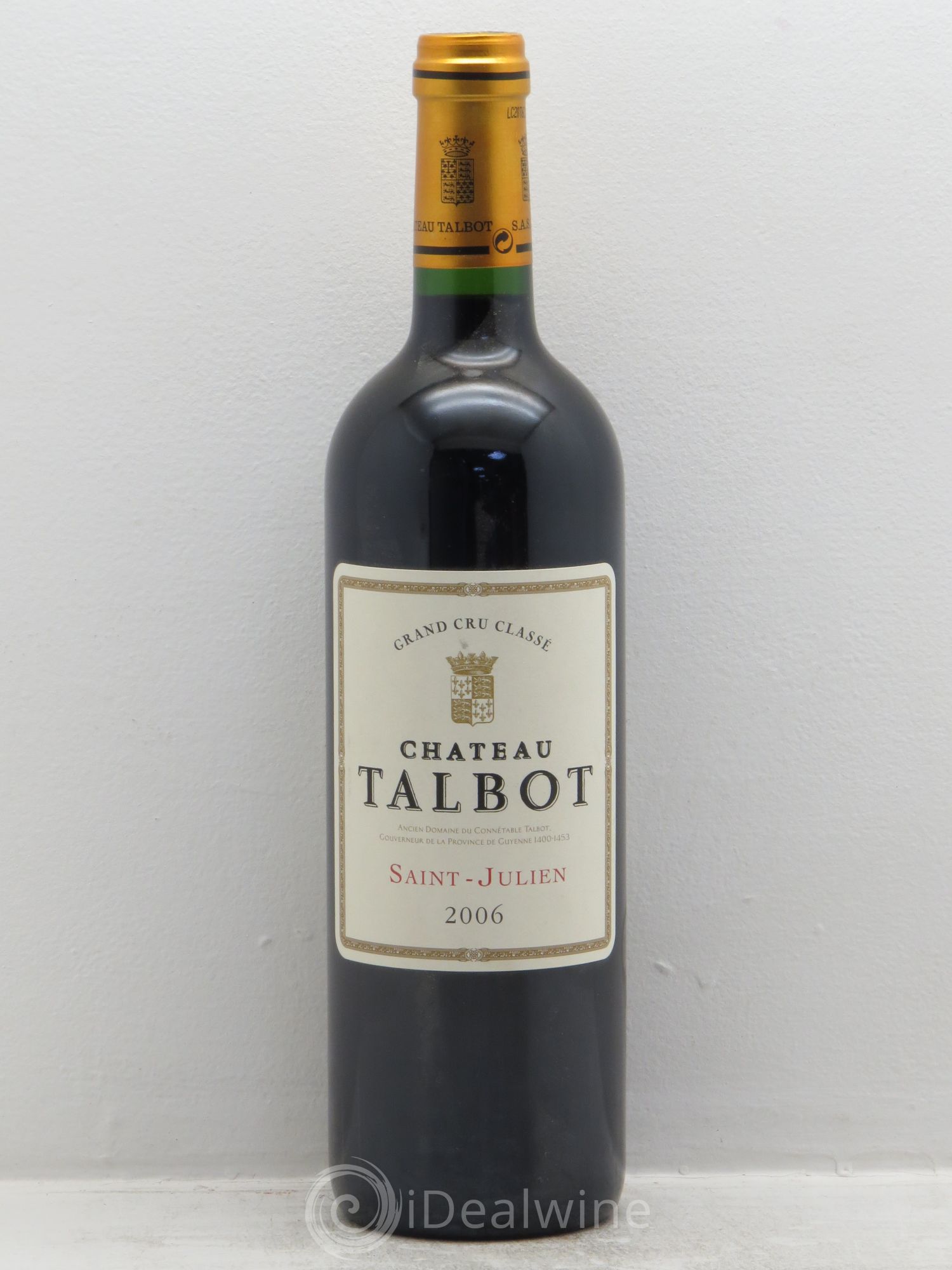 Château Talbot 4ème Grand Cru Classé 2006 - Lot de 1 bouteille - 0
