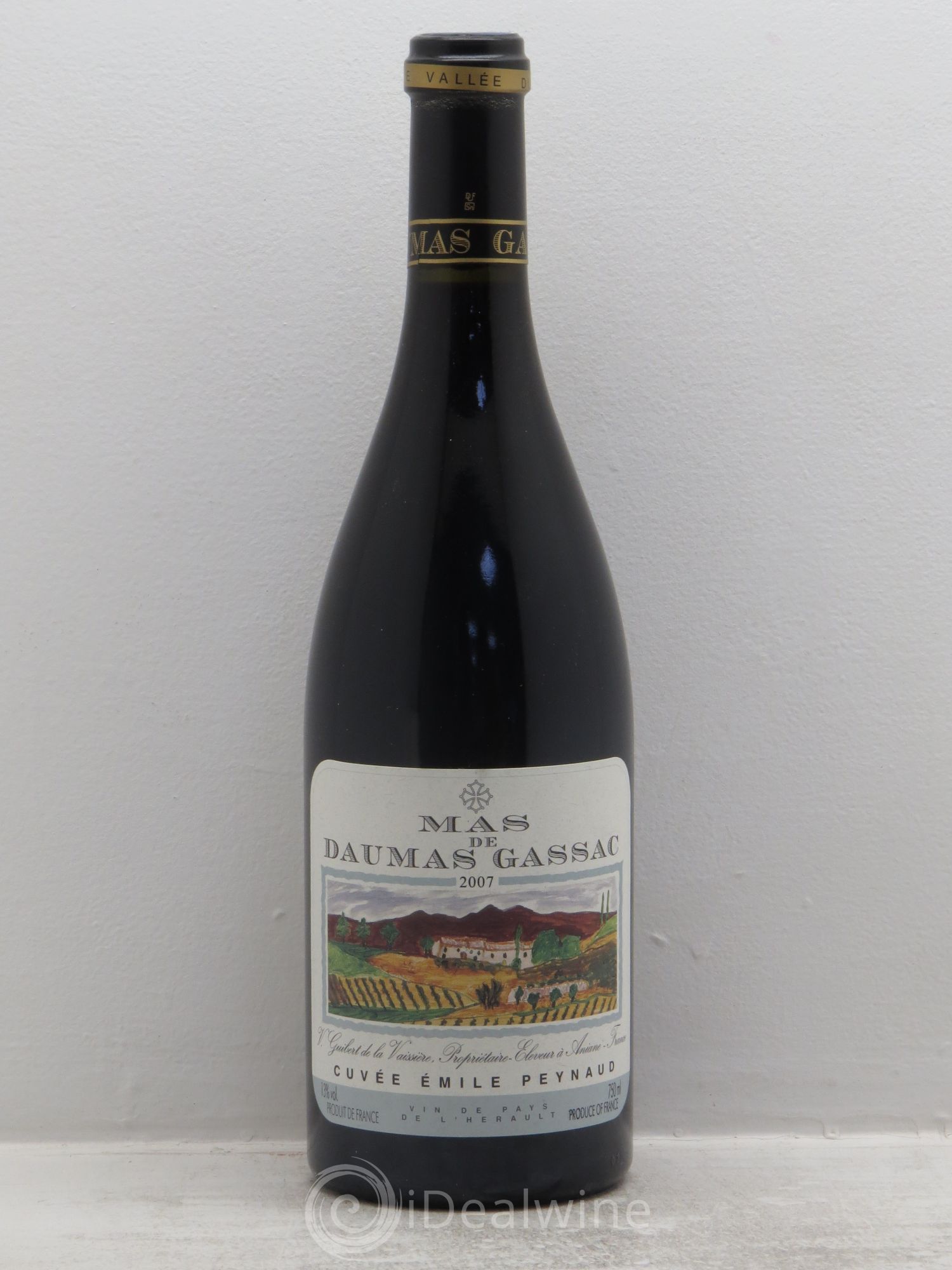 Pays d'Hérault Mas de Daumas Gassac Cuvée Emile Peynaud Famille Guibert de La Vaissière 2007 - Lot de 1 bouteille - 0