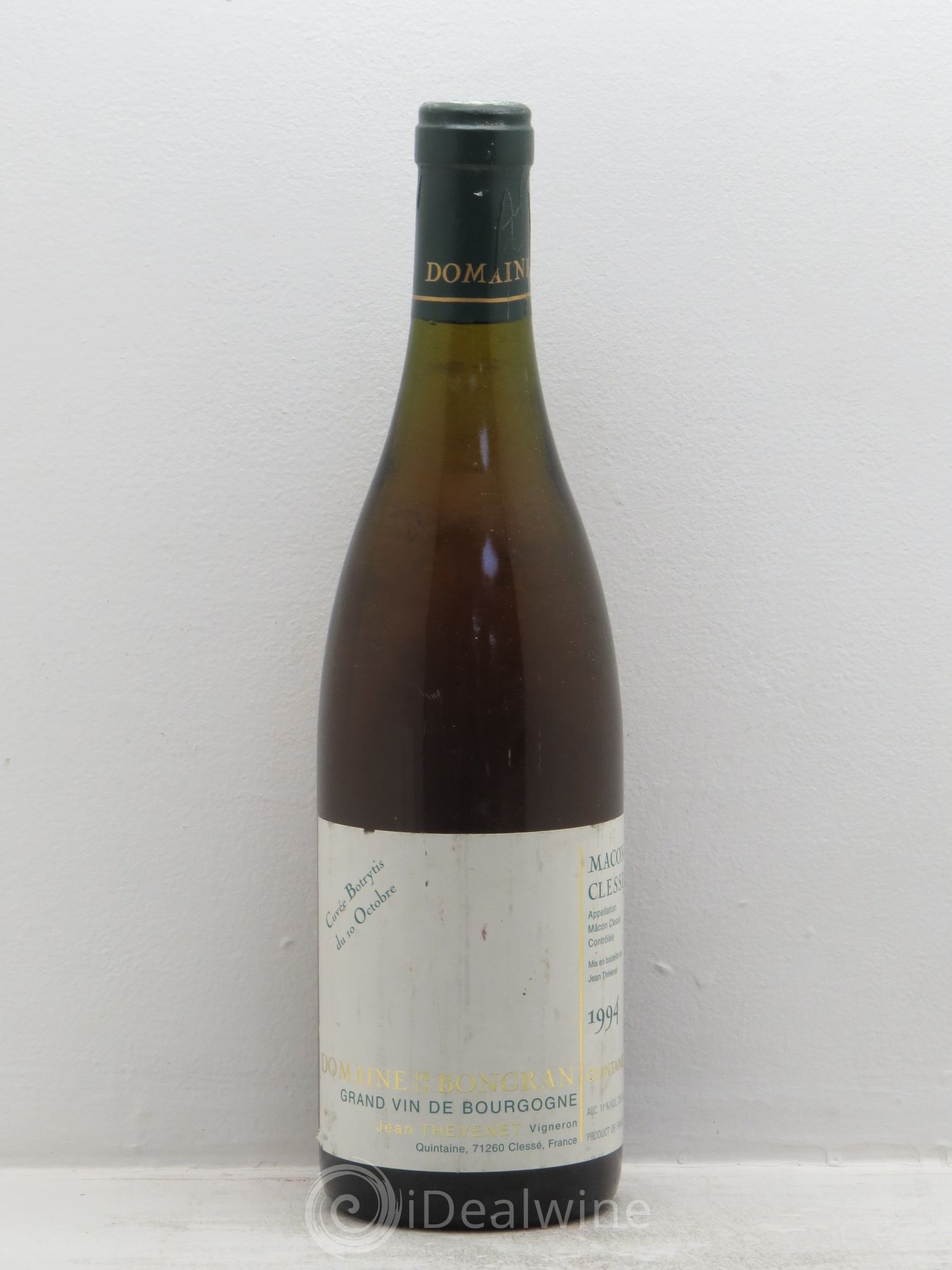 Mâcon Cuvée Botrytis Domaine de la Bongran (J.Thevenet) Clessé (sans prix de réserve) 1994 - Lotto di 1 bottiglia - 0