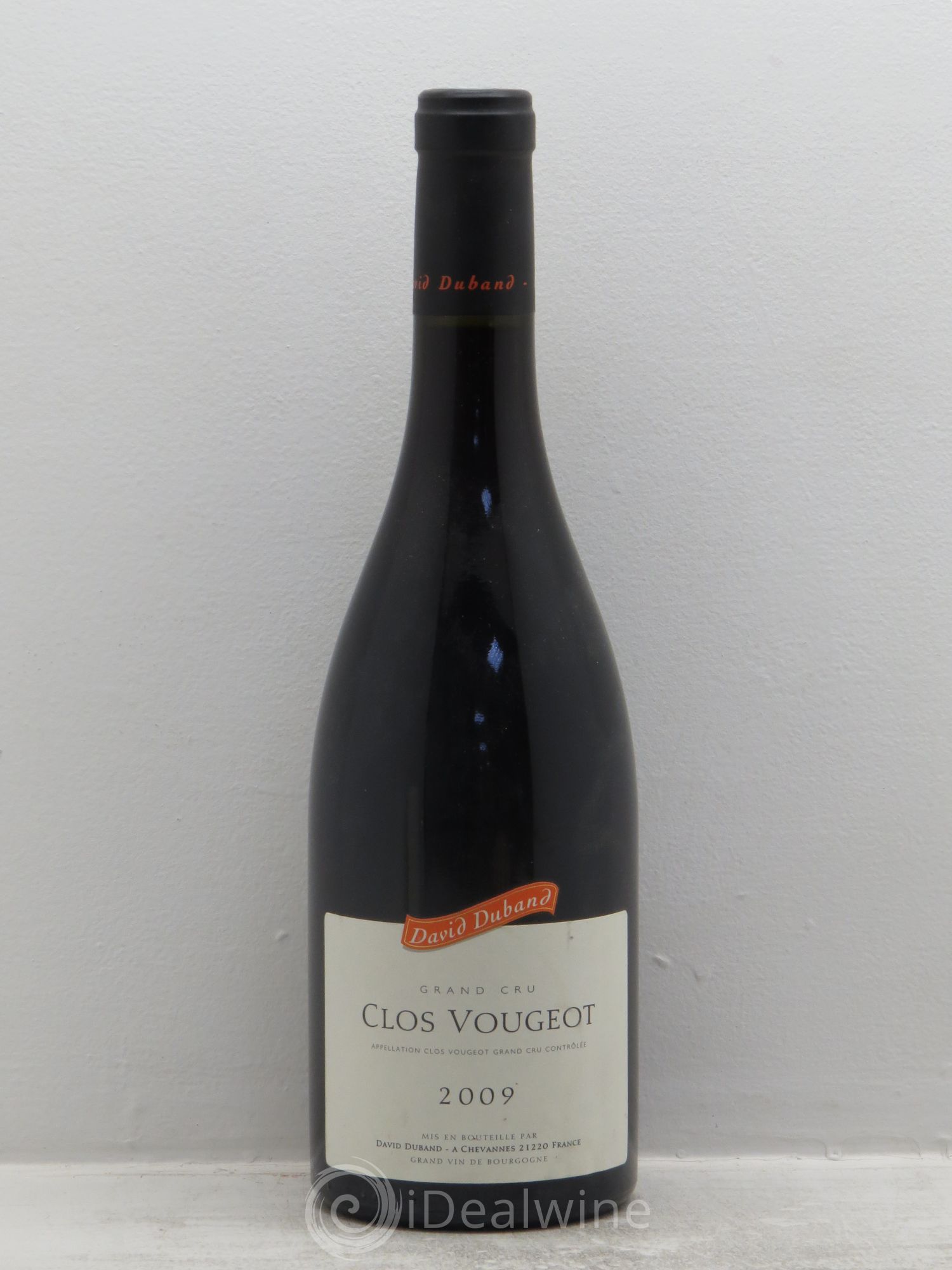 Clos de Vougeot Grand Cru David Duband (Domaine) (sans prix de réserve) 2009 - Lot de 1 bouteille - 0