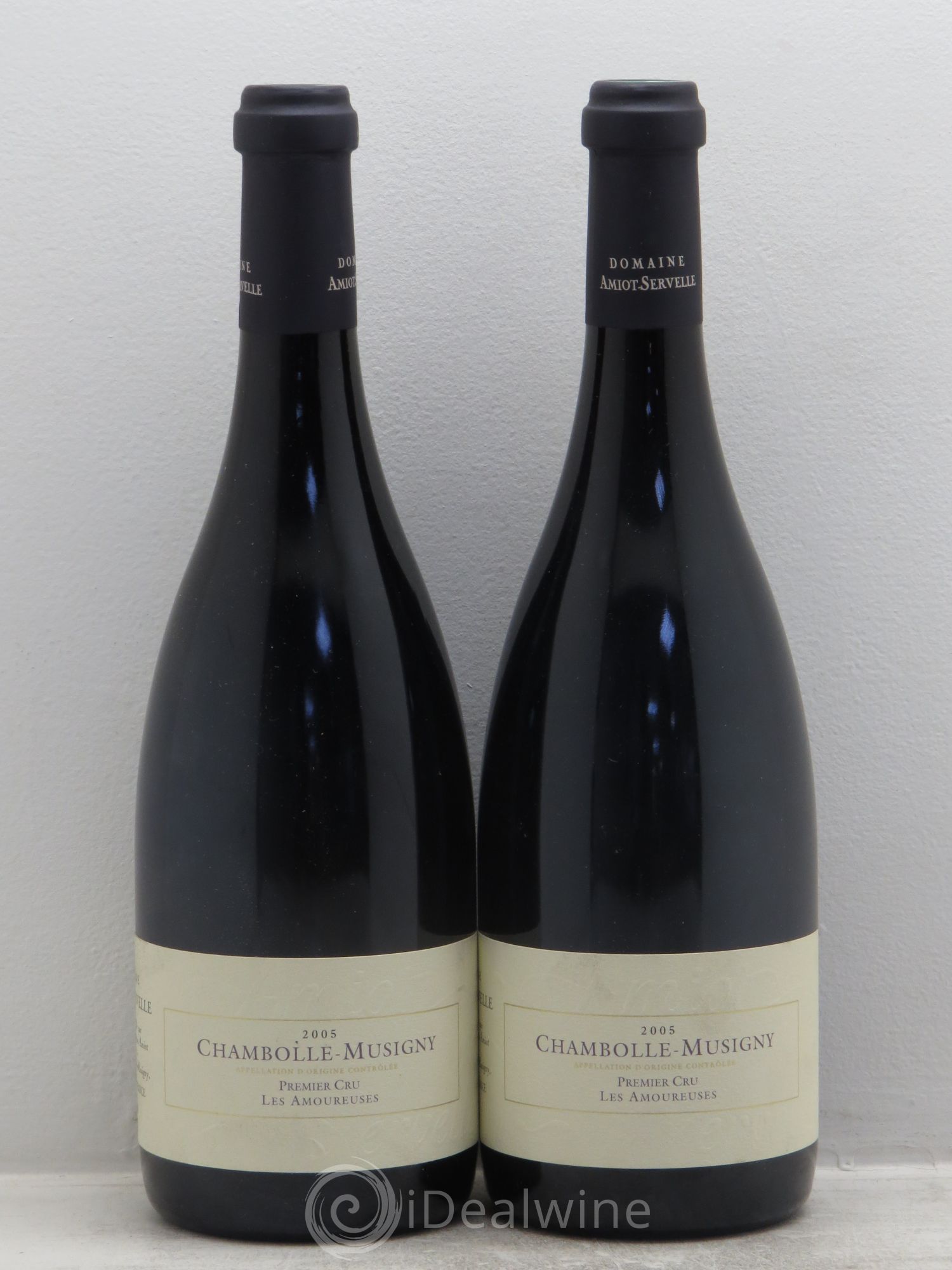 Chambolle-Musigny 1er Cru Les Amoureuses Amiot-Servelle 2005 - Lot de 2 bouteilles - 0